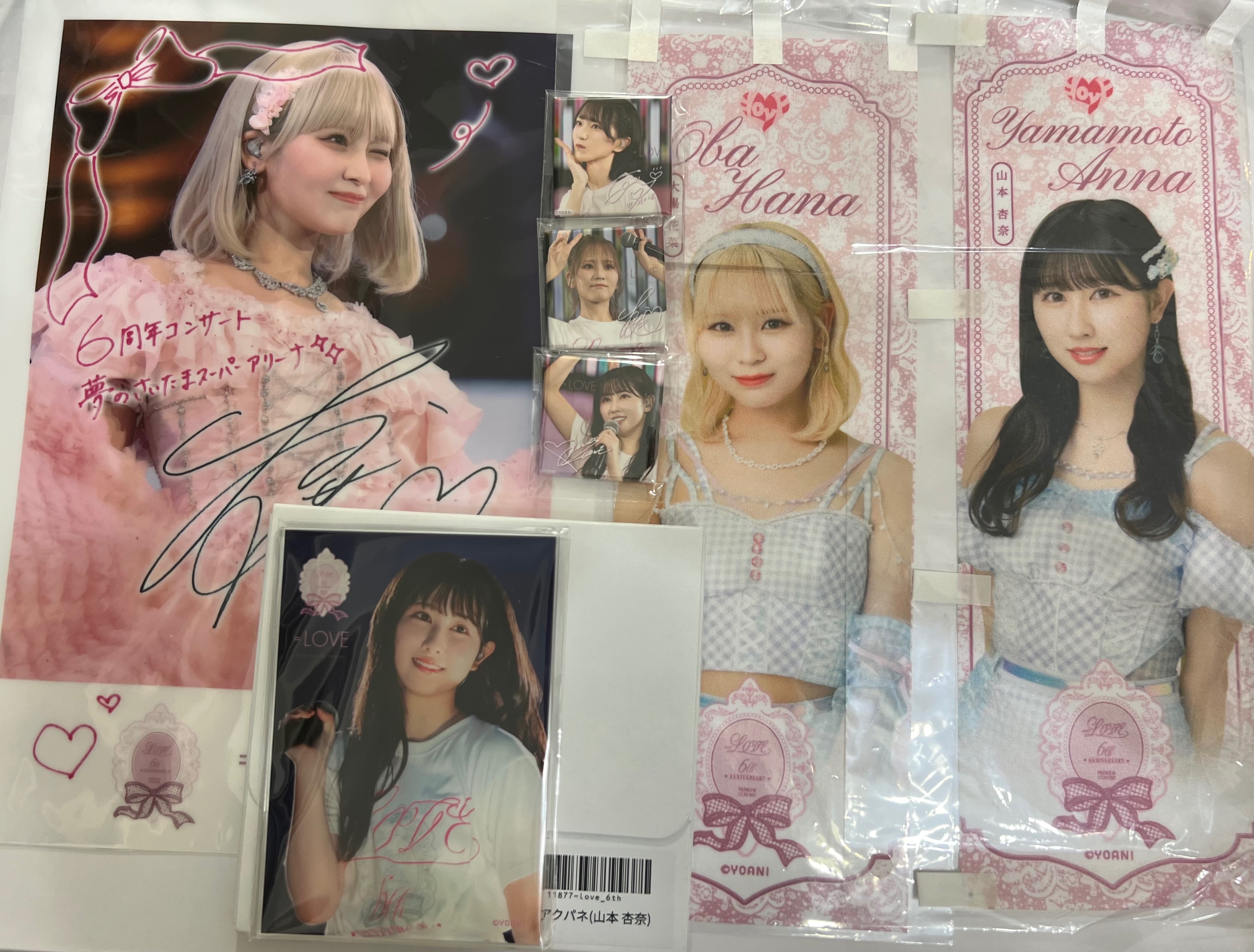 ＝LOVE イコラブ raffle 6周年 周邊 7個合售