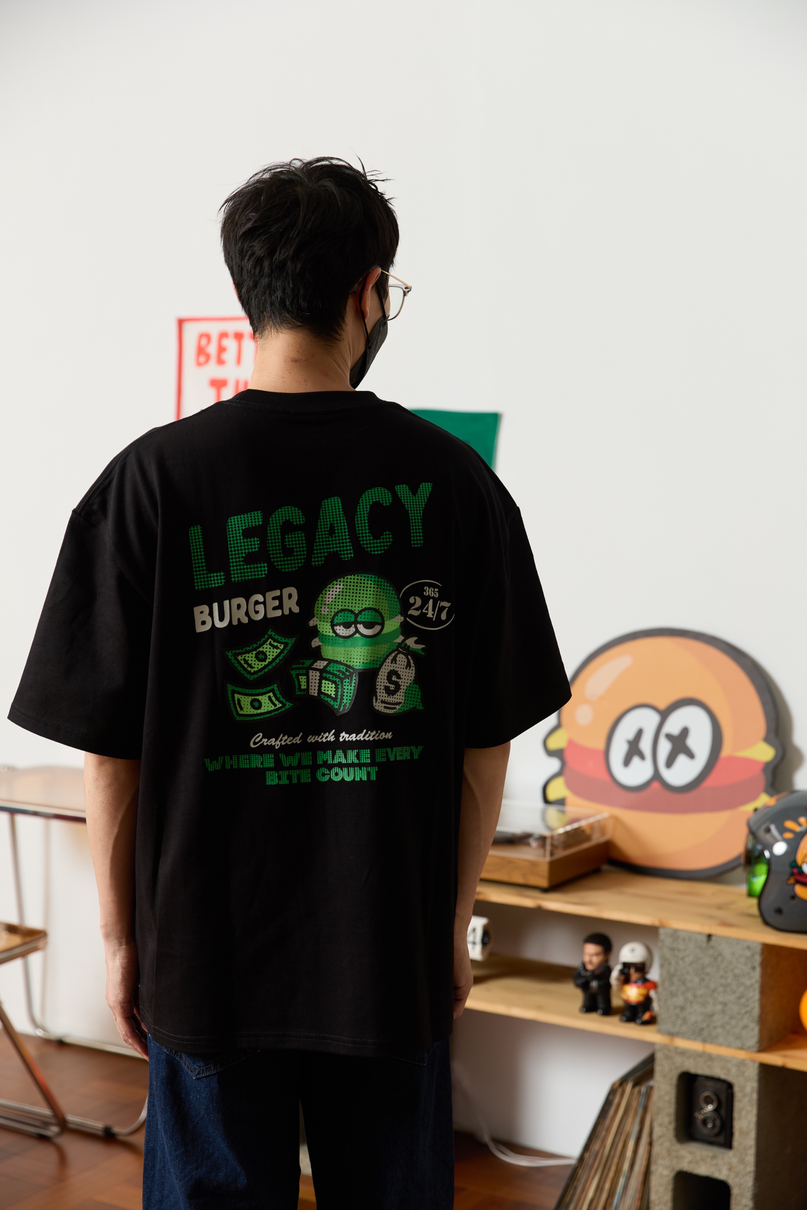 美金綠漢堡Tee