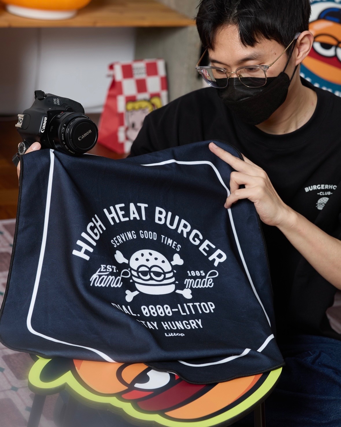 漢堡百貼布