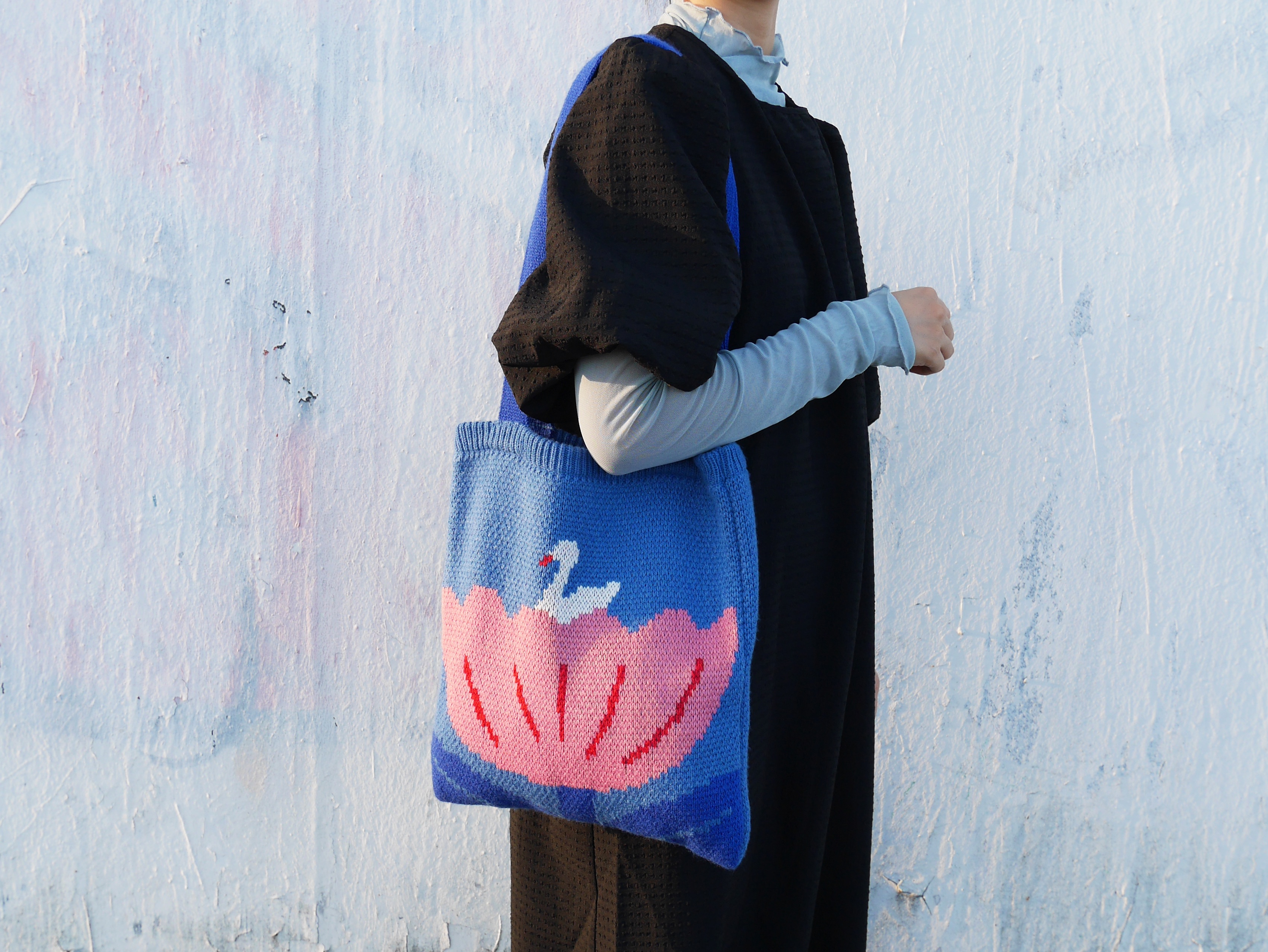 針織袋｜Swan Lake