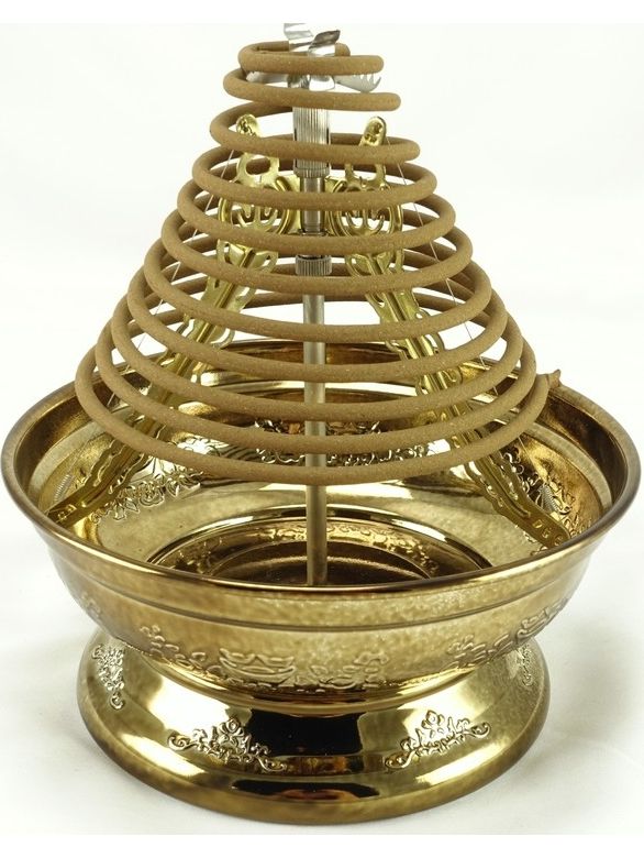 菩月24H香環架盤香、台灣製造、日本進口耐燃鋼絲、香環不易熄滅、環保微煙、整塊鋼板壓模、慈悲煙供施食佛教用品