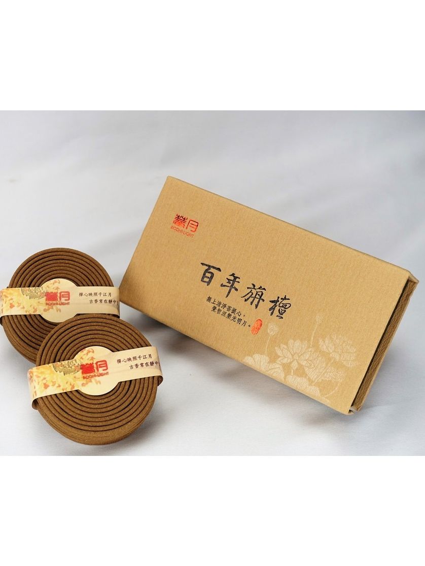 菩月百年旃檀 2H盤香、檀香、香環、純天然、供佛、打坐、修行、法會、靜坐、通過SGS六十項檢驗、佛教用品