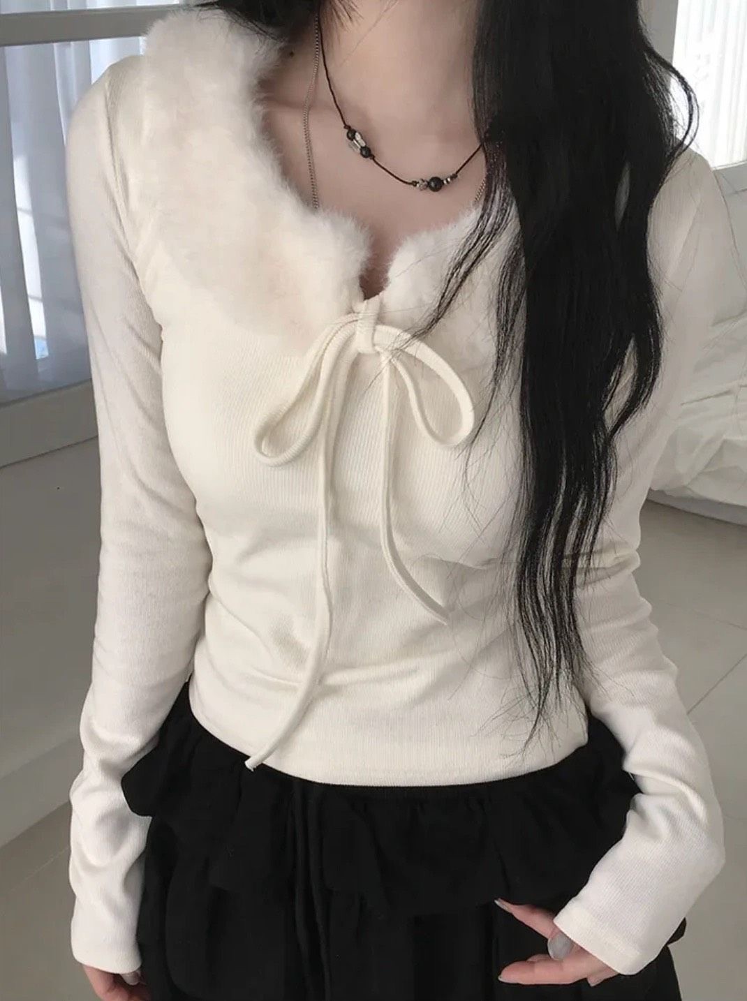 現貨-韓系黑色澎澎蛋糕裙