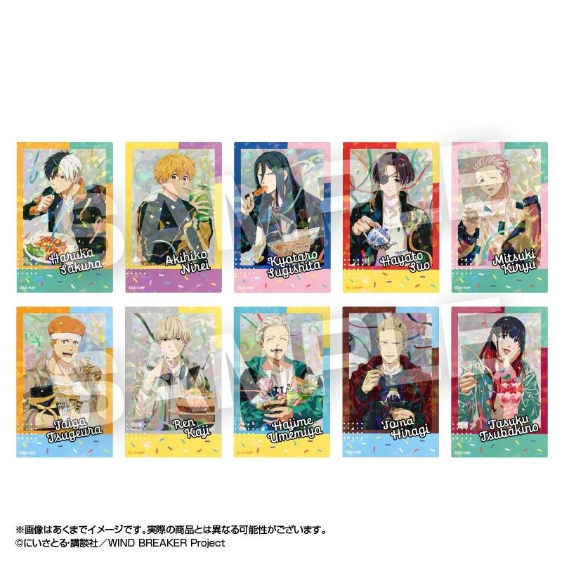 生日系列 閃亮 透卡 ホログラムクリアカード