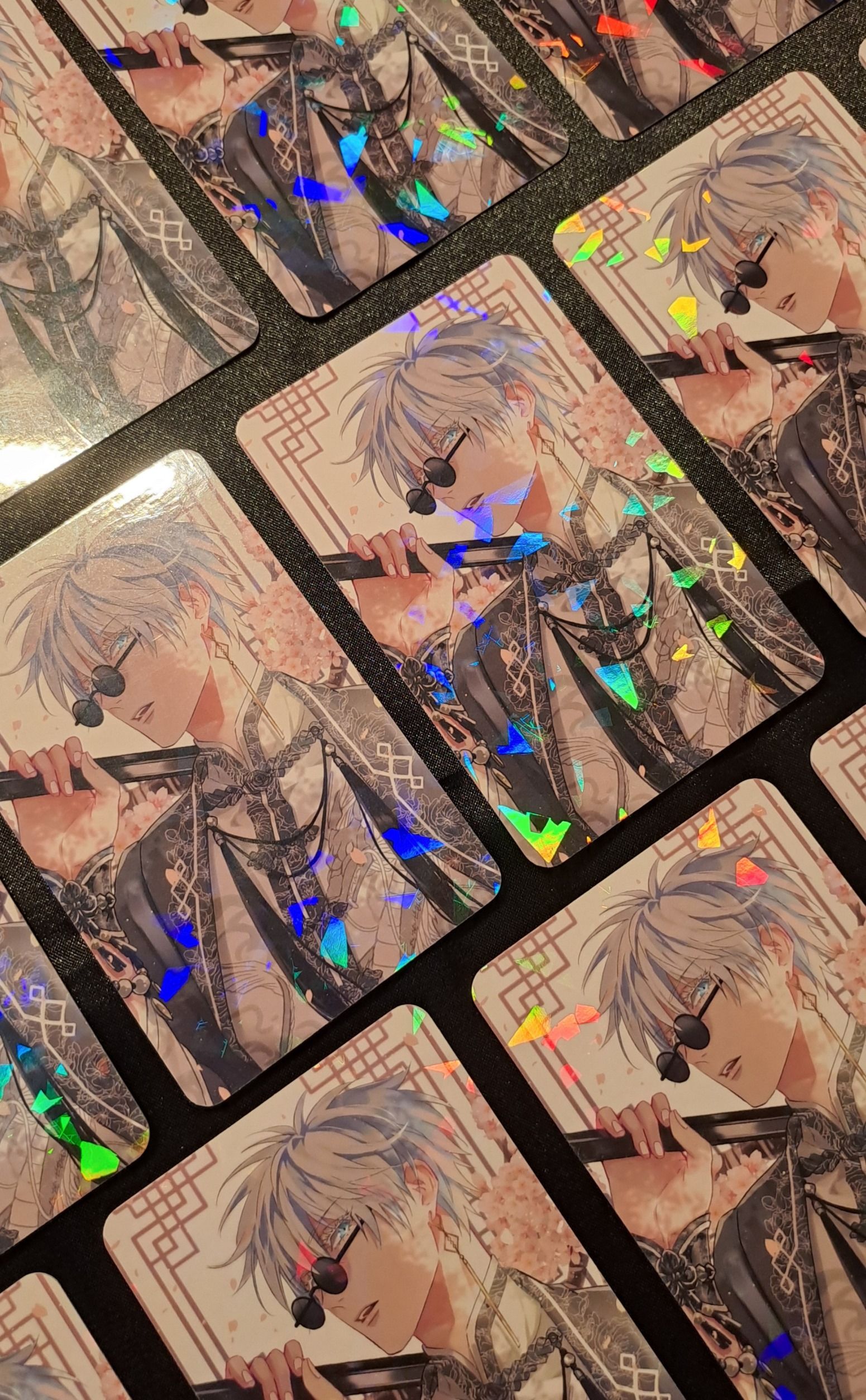 二創 咒術迴戰 碎鑽膜小卡4張一組 五條2款 夏油傑 宿儺