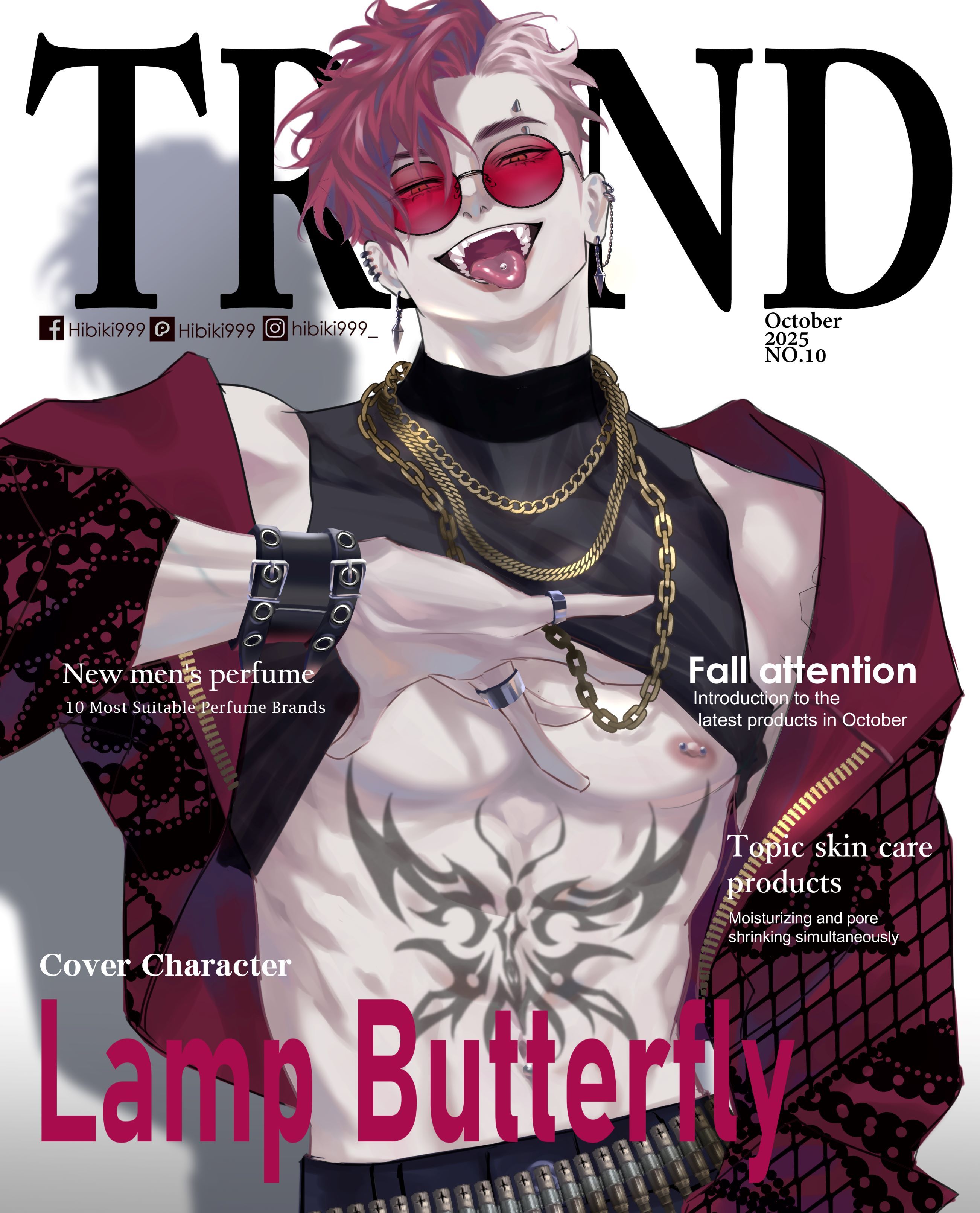 霹靂二創 燈蝶現代paro 空白筆記本 B5