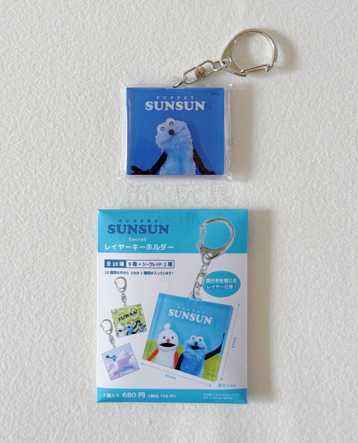 【罐（缶）玩具 CANTOY】Puppet sunsun 帕比順順 壓克力鑰匙圈盒玩