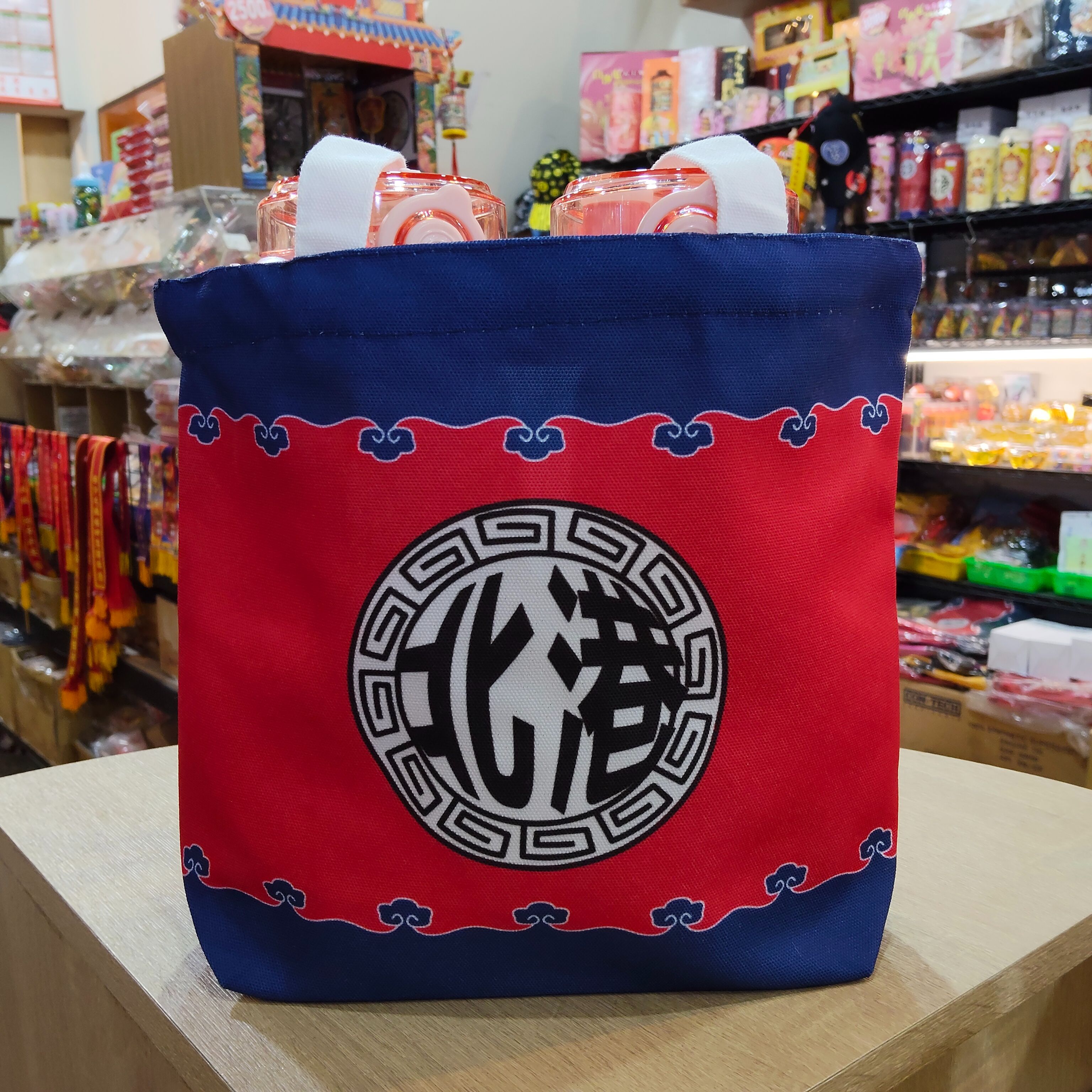 北港/天上聖母帆布提袋（有拉鍊）