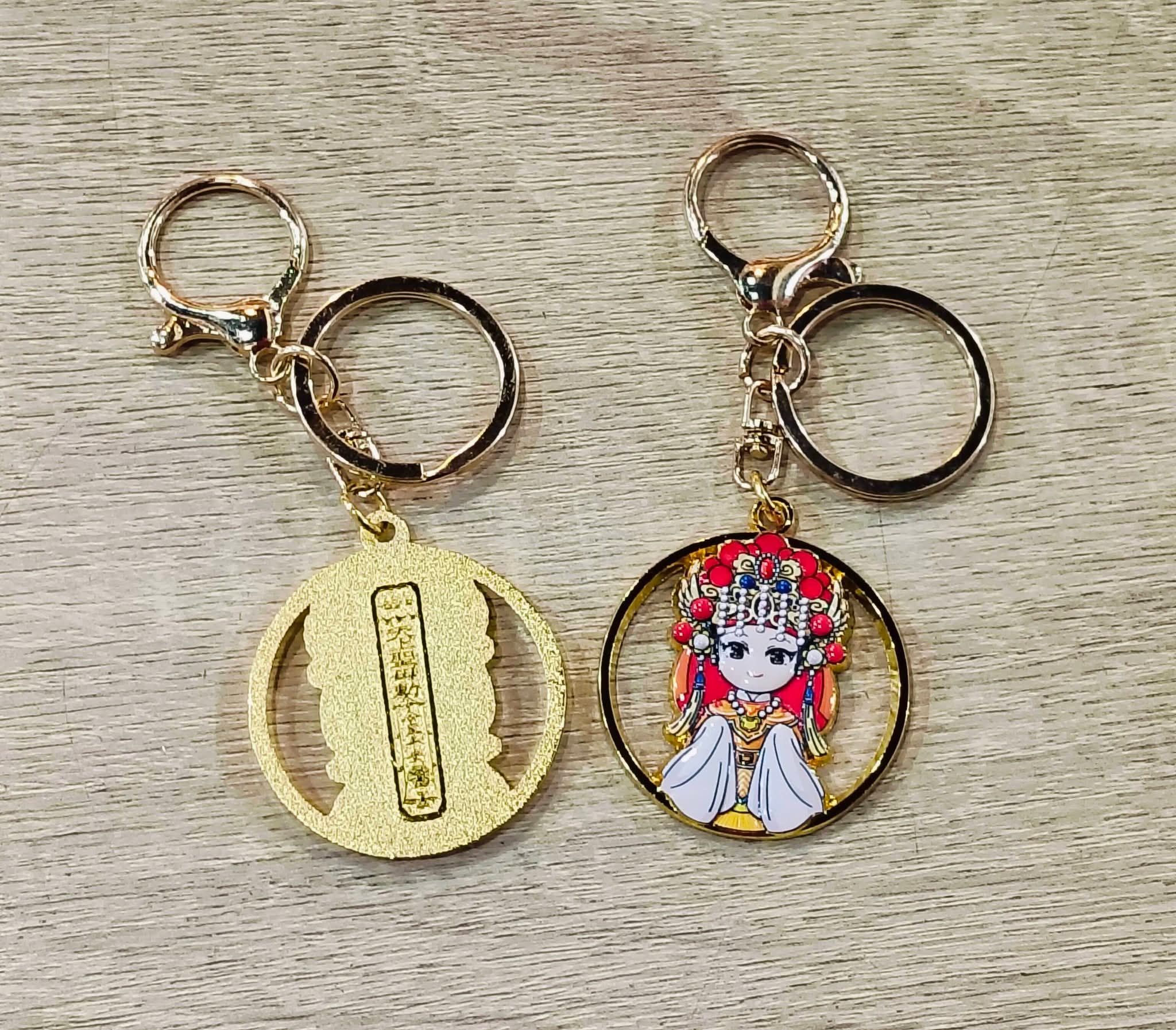 Q版白沙屯媽祖/符令合金鎖圈