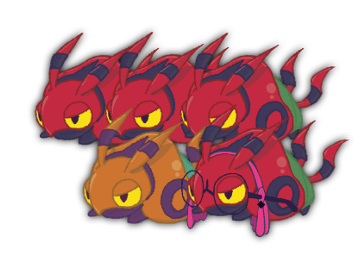 蟲蟲大軍│百足蜈蚣貼紙