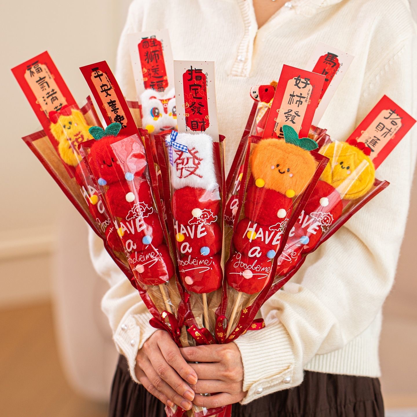 春節糖葫蘆串裝飾🧨