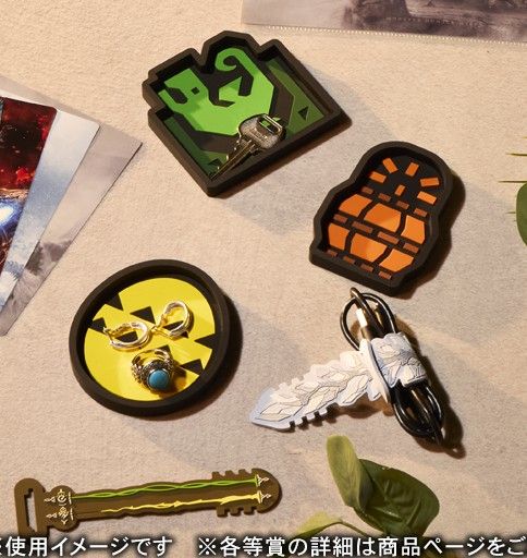 魔物獵人荒野 一番賞H賞矽膠小物盤