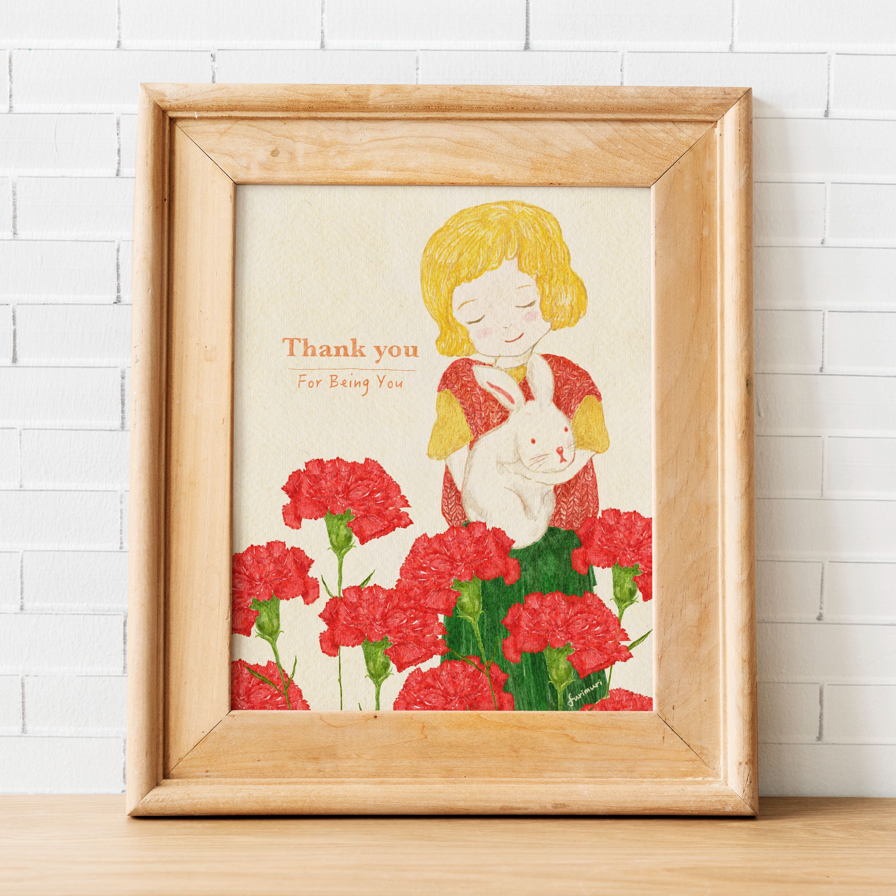 明信片 Thank You For Being You 感謝卡
