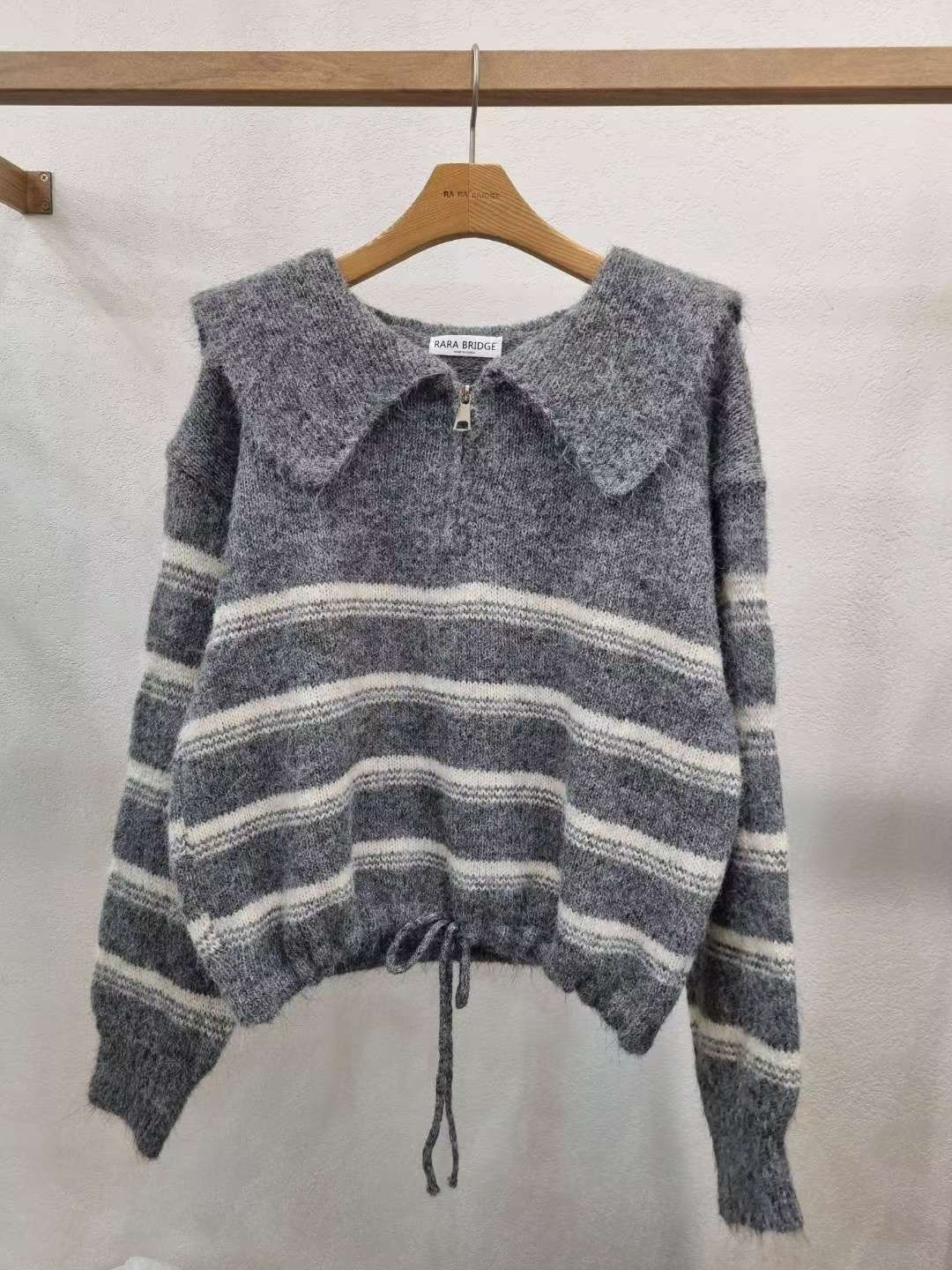 RARA BRIDGE冬翻領針織衫