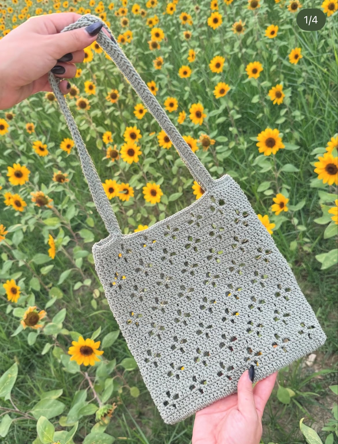 小花托特包 單色版