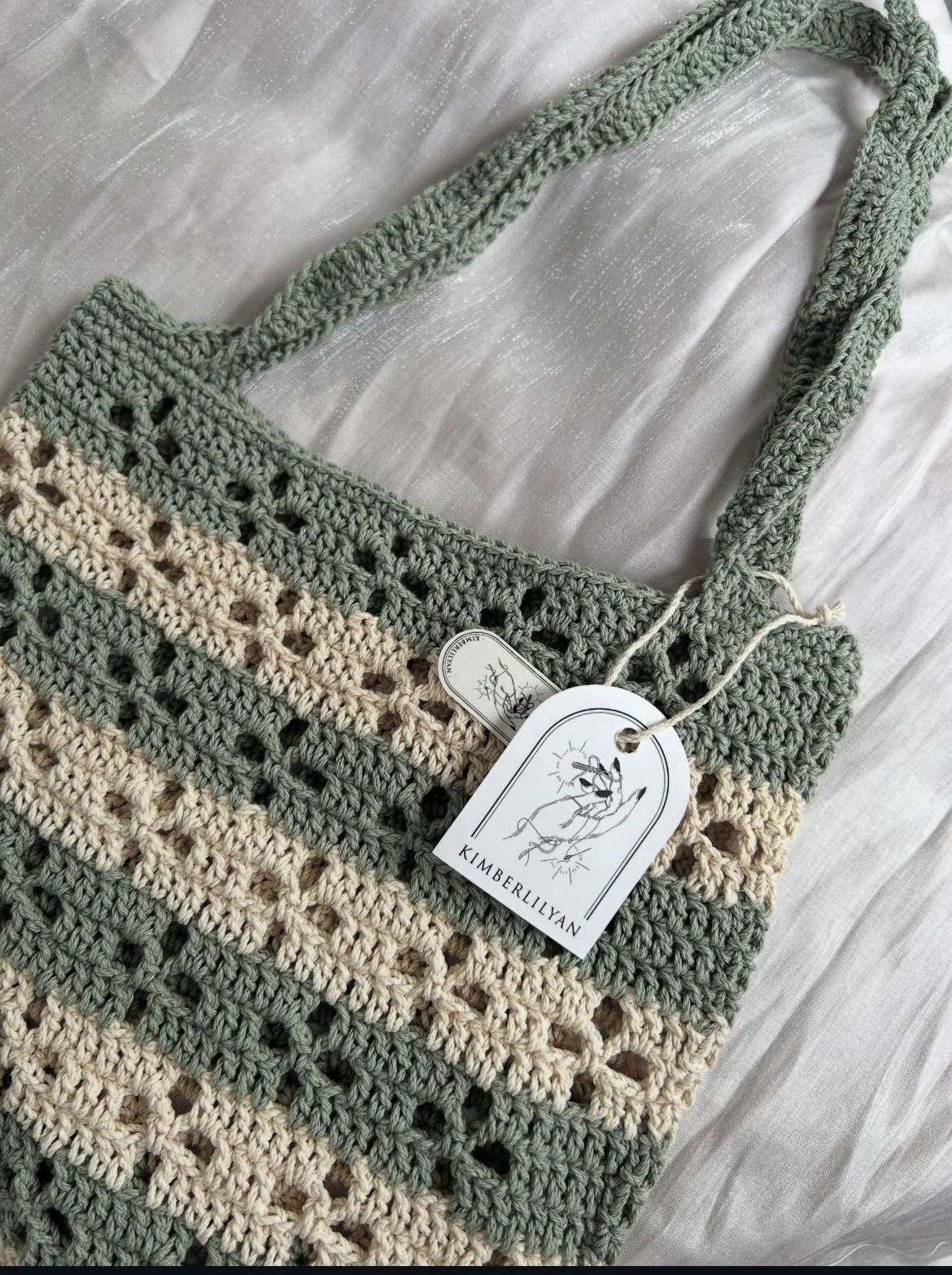 小花托特包 撞色版