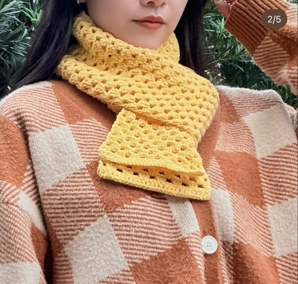 GD同款針織圍巾