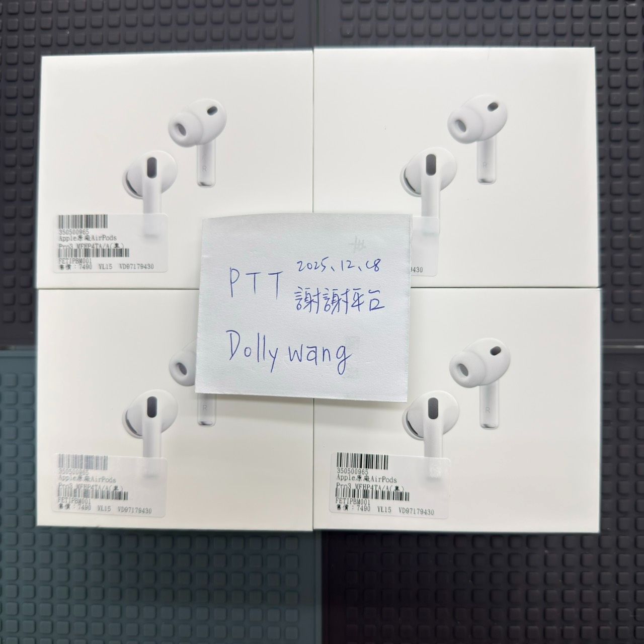 電信續約全新未拆封台灣公司貨 APPLE AIRPODS PRO3