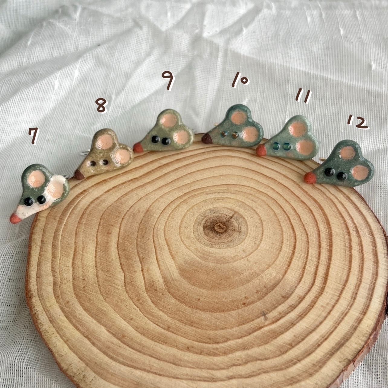 深色系鼠鼠手作戒指🖤