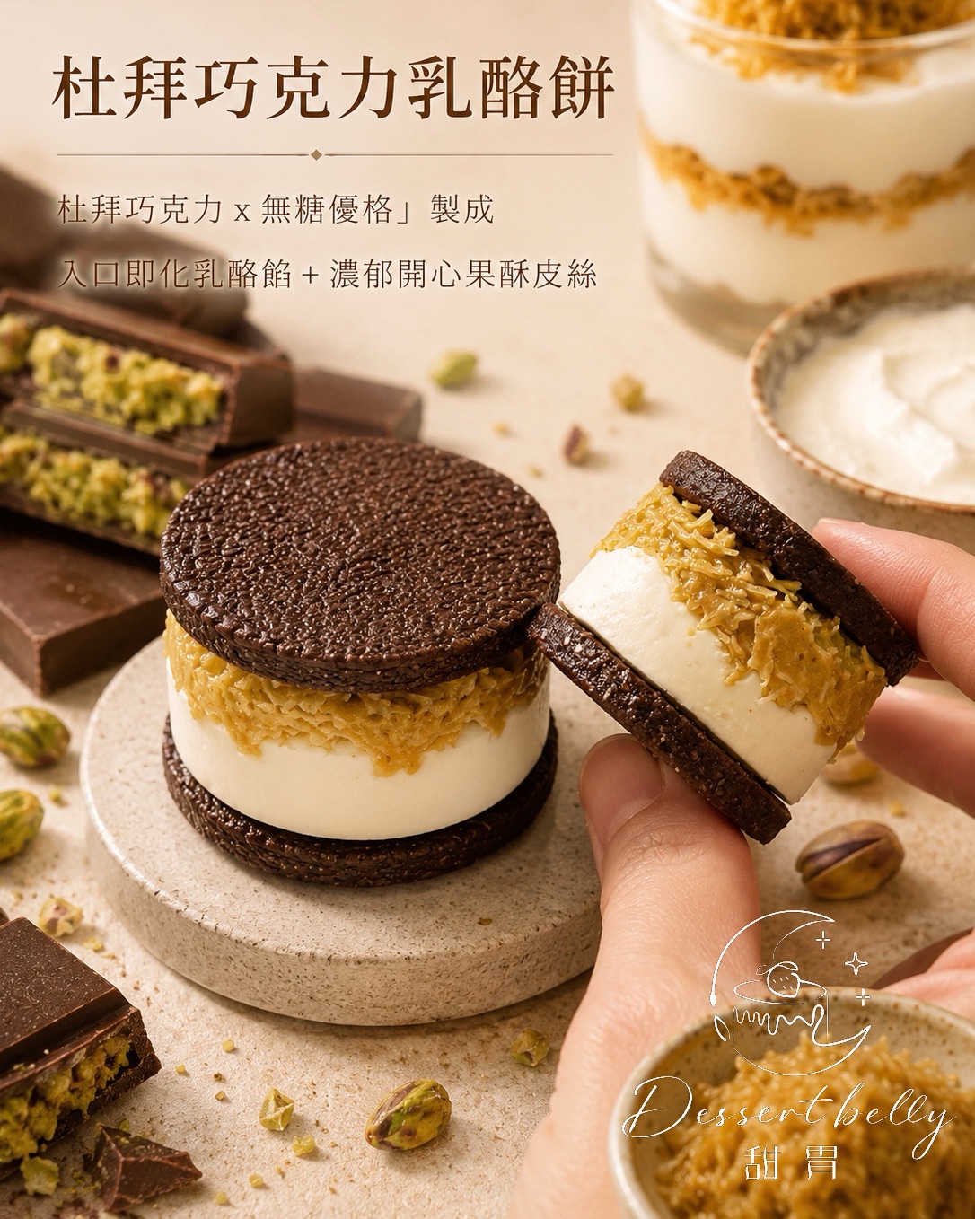 【期間限定▸杜拜巧克力乳酪餅7入/盒】