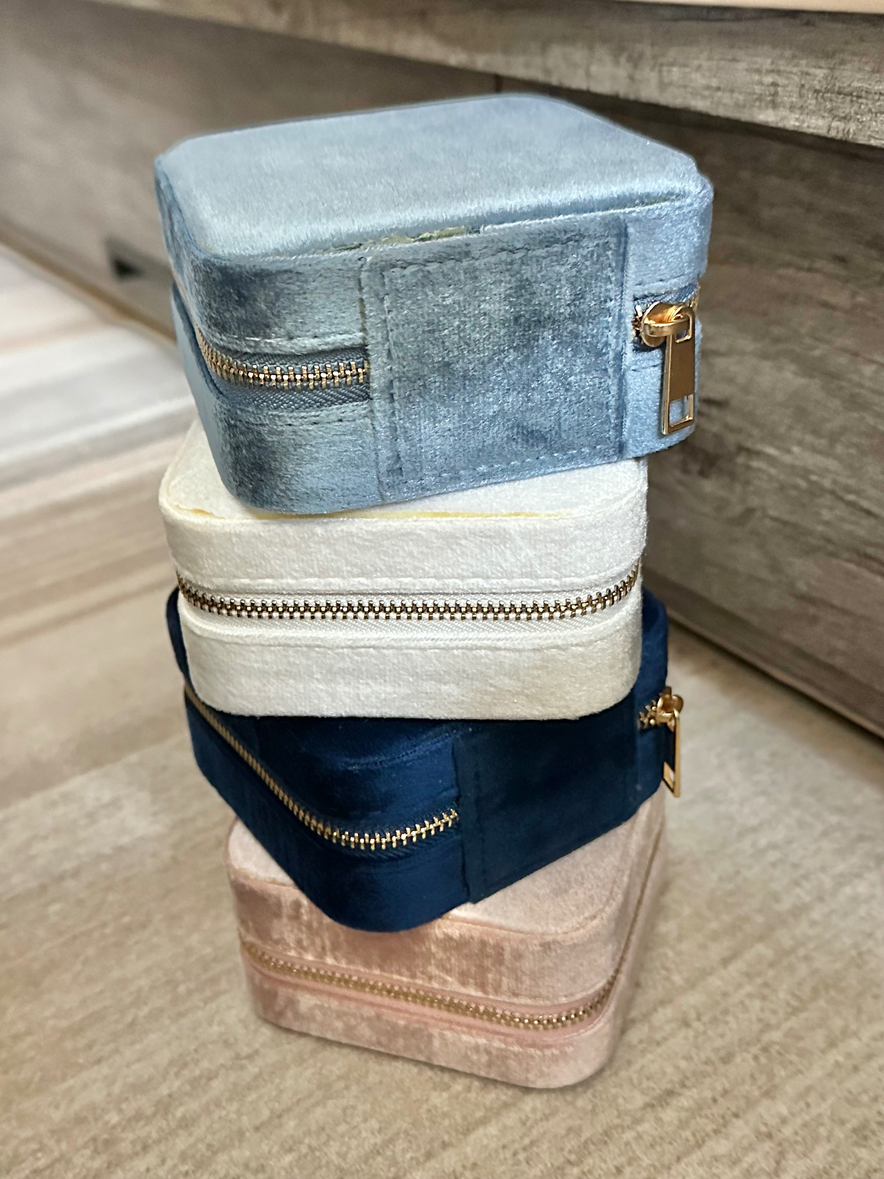 絨布飾品多層收納盒 可備註顏色