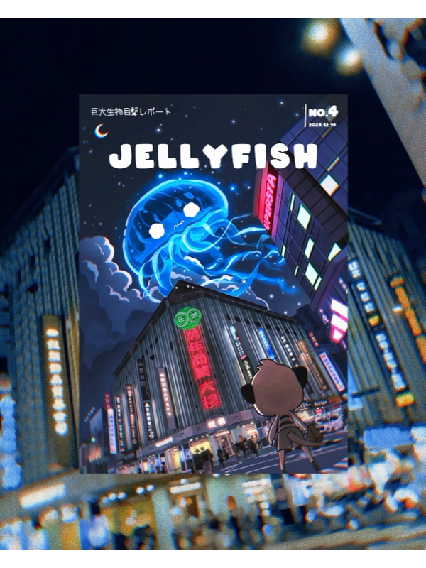 A3「巨大生物事件」精美厚磅海報