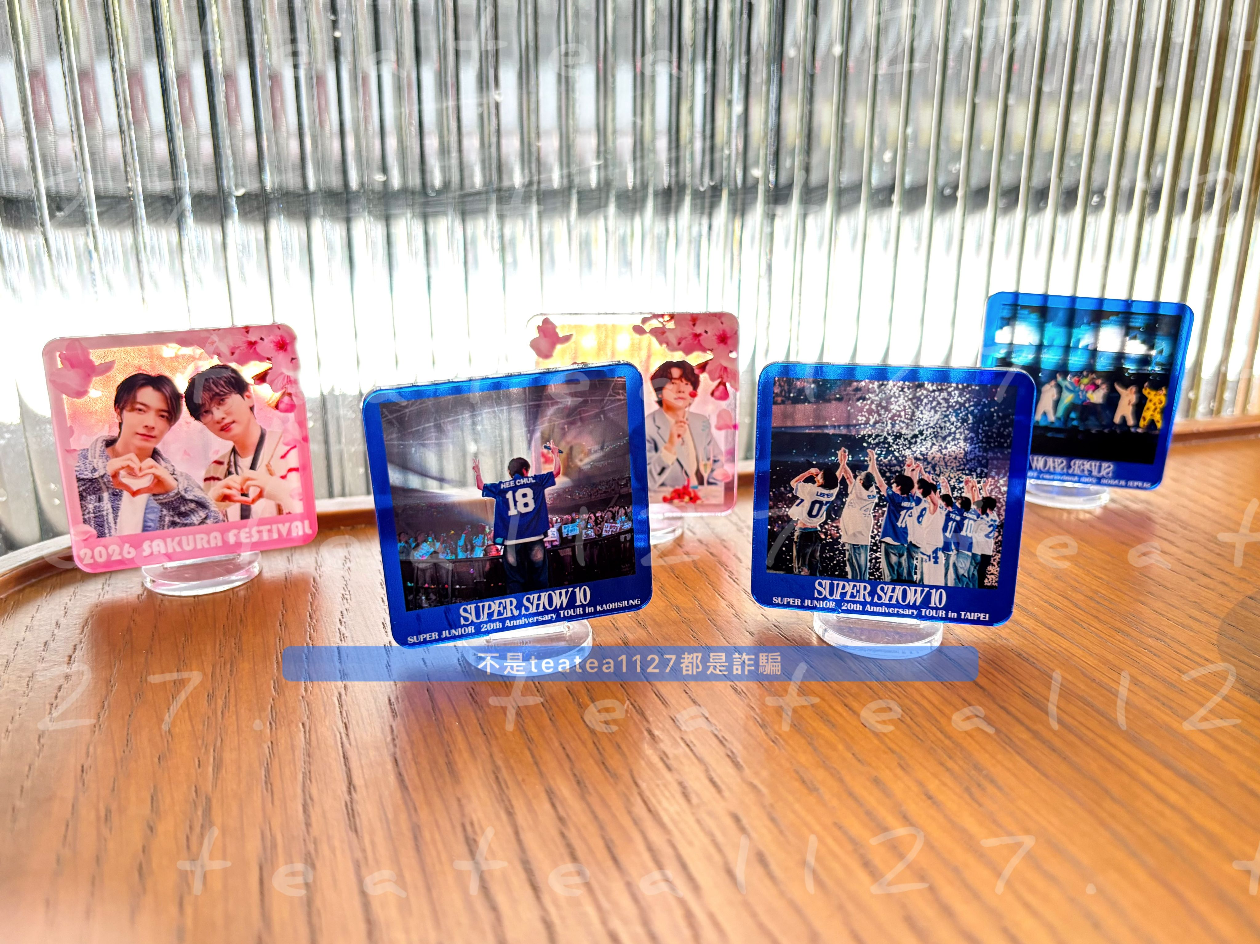 演唱會＆見面會  紀念票根透明立牌（預購） -部分款式到貨時間較晚 設計可能會調整 請閱說明