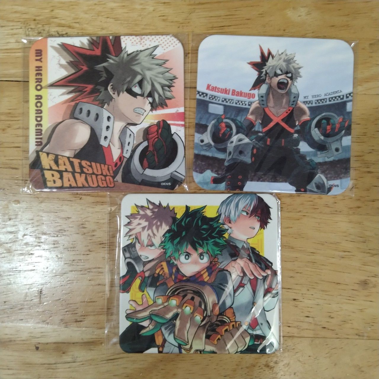 原畫杯墊 3張合售 全新未拆