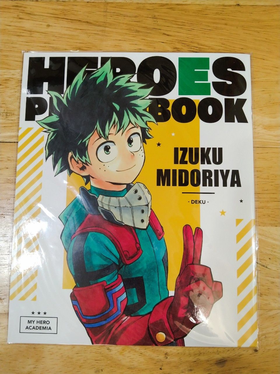 綠谷出久 原畫展相片集 內附3張明信片