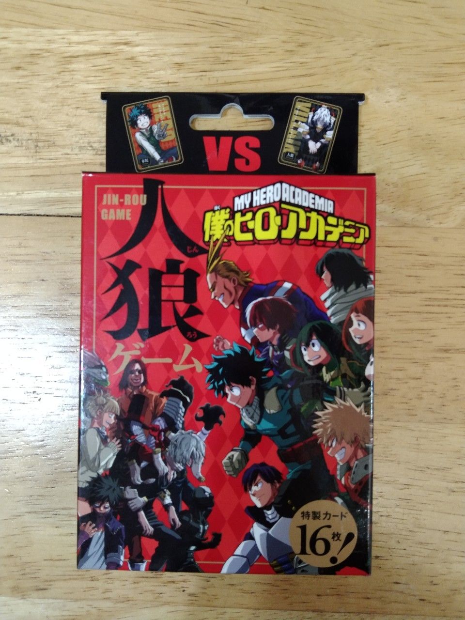 我的英雄學院 十傑 人狼遊戲卡 二手拆檢