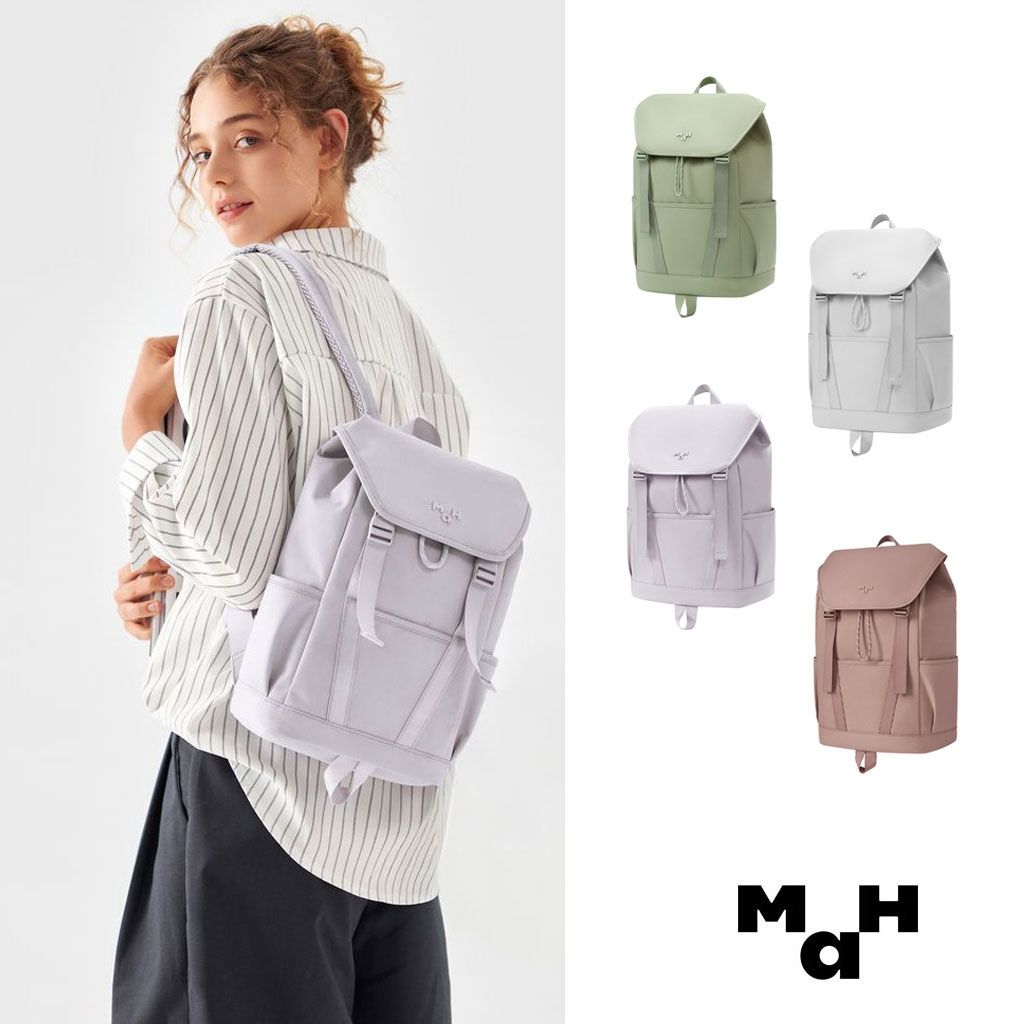 【MAH旗艦】日系學生後背包 大容量 後背包 多隔層防潑水 雙肩包 大學生背包 校園書包大容量 背包 書包 簡約後背包