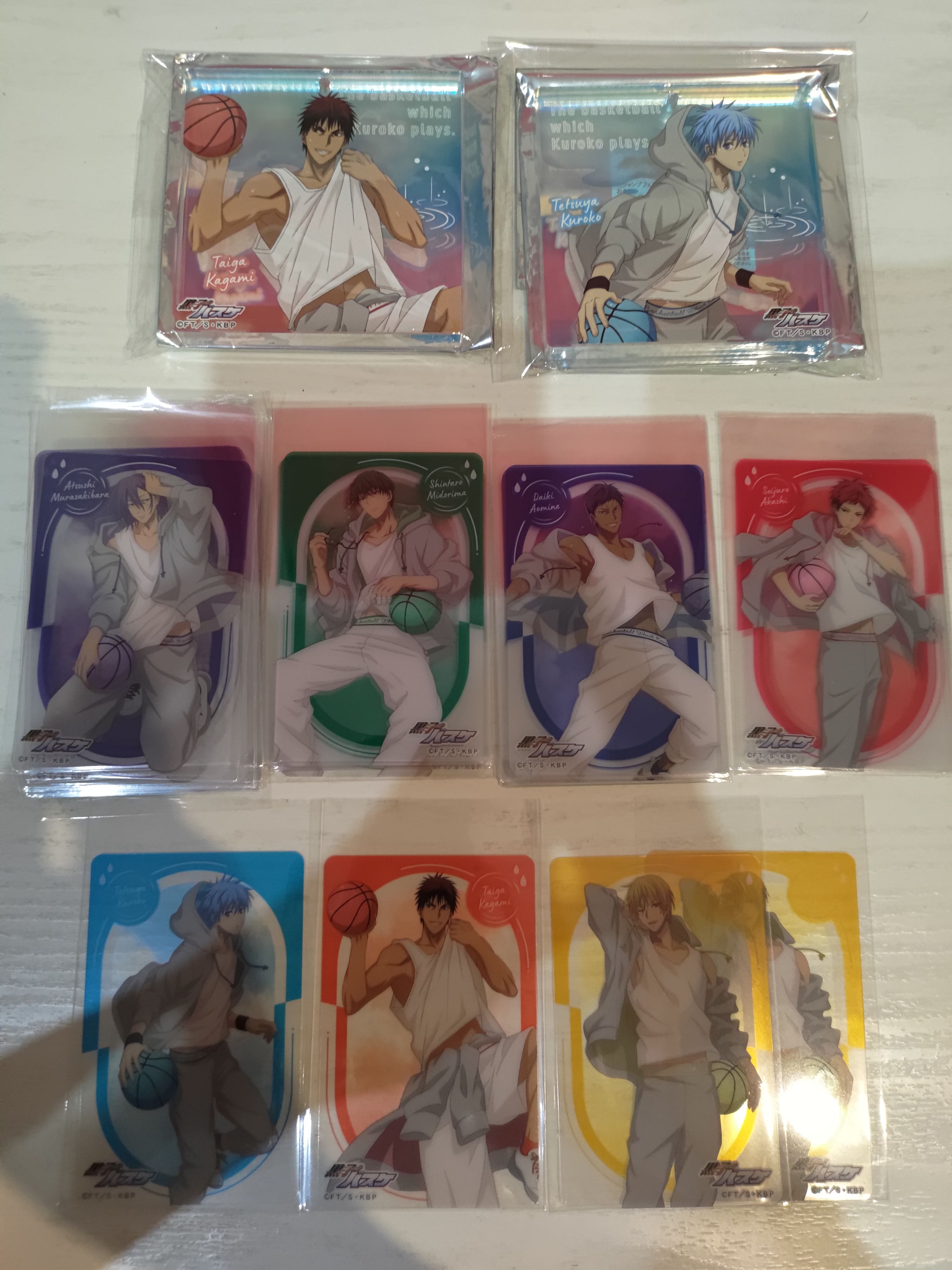 黑籃昭和筆記透卡+磚塊