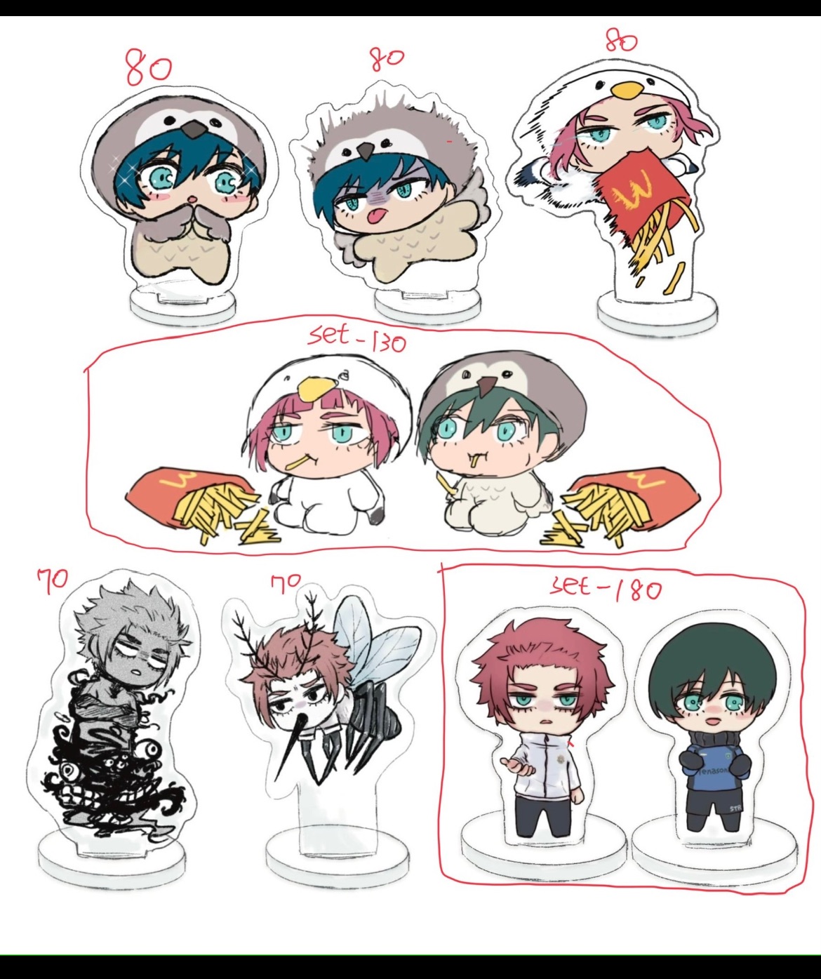 糸師兄弟小立牌