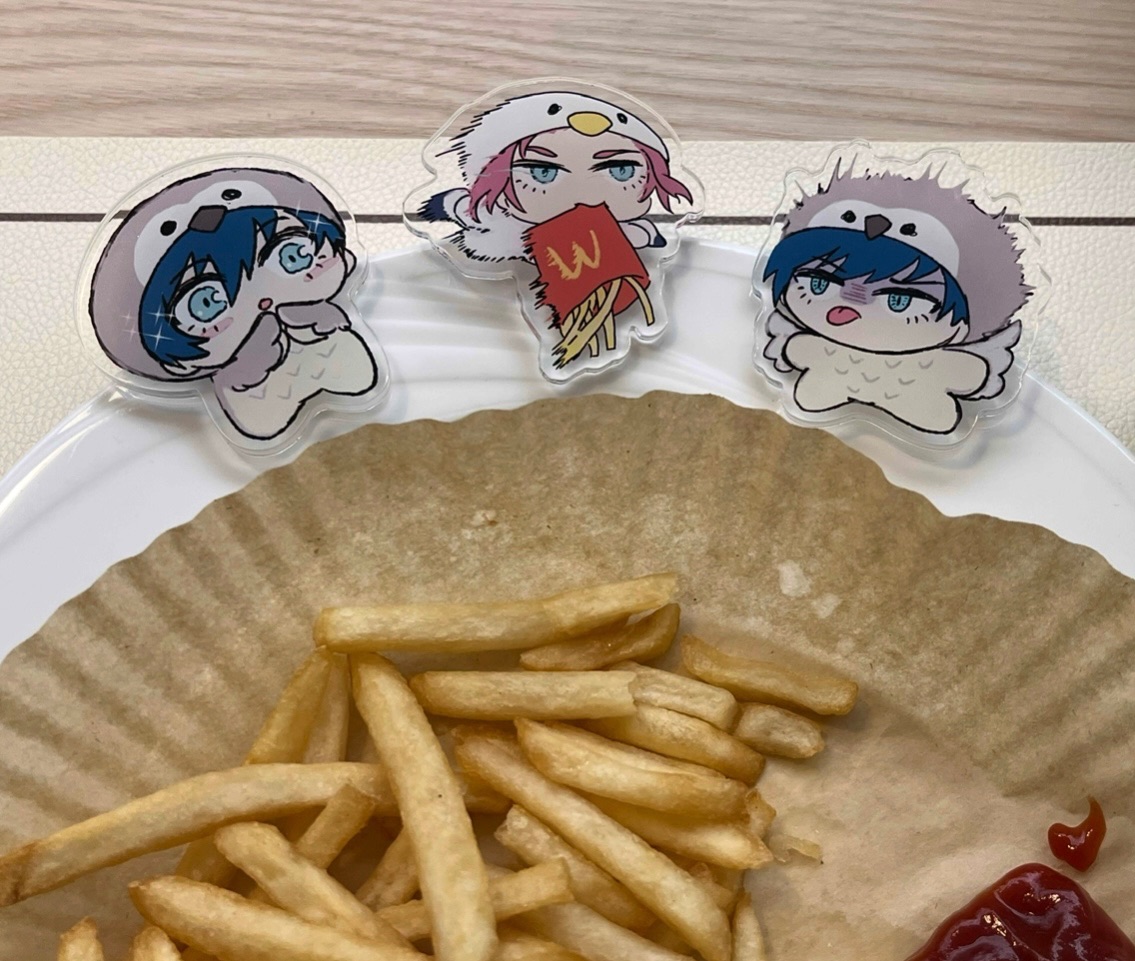 糸師兄弟小鳥壓克力磁鐵夾子