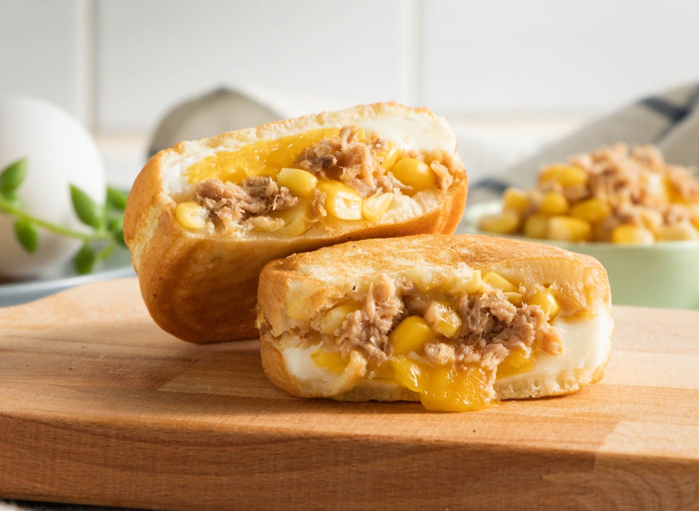 鮪魚玉米雞蛋糕