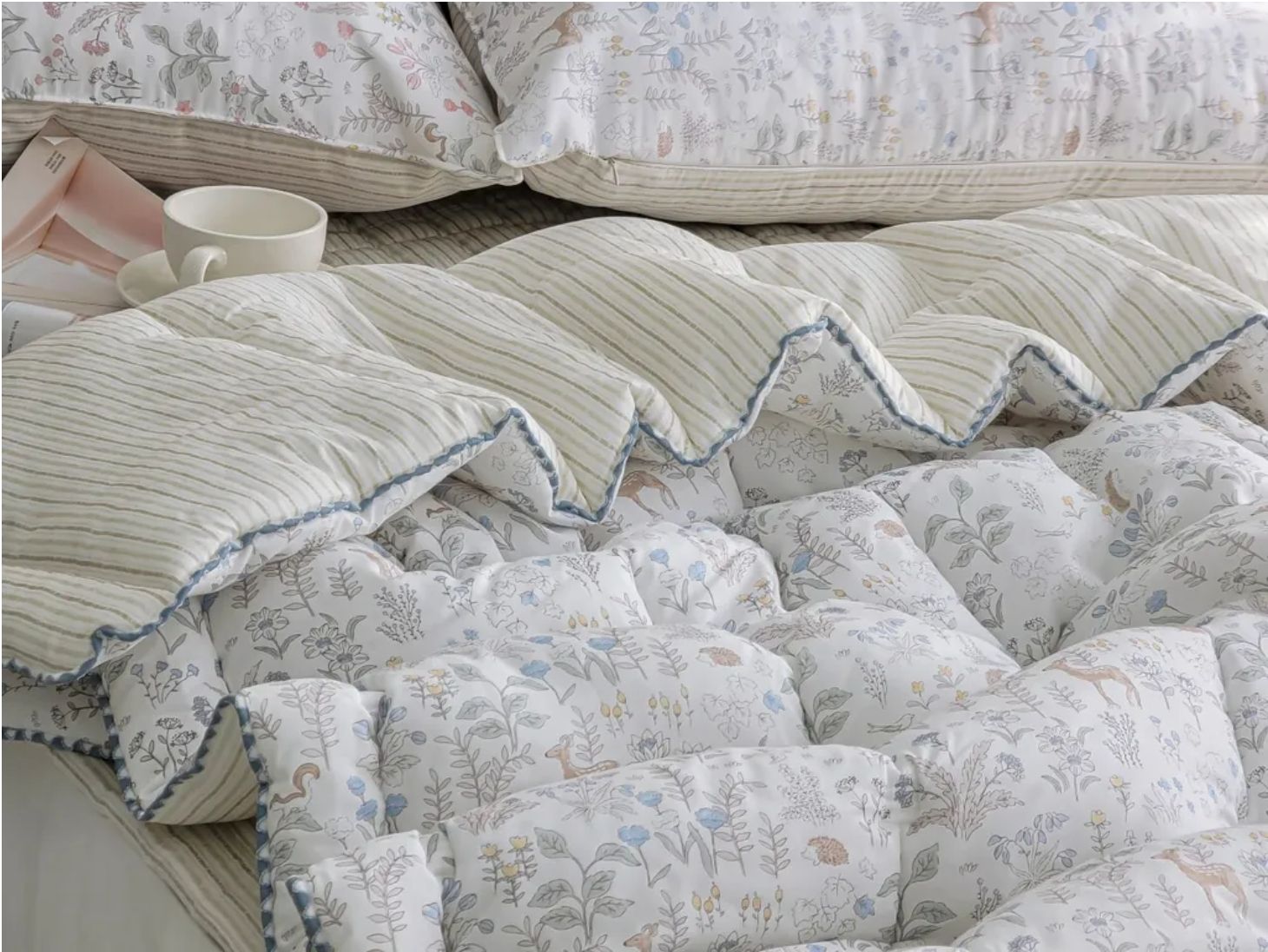 韓國代購 廣藏市場 森林花境 雙人四季被 100% 天絲莫代爾纖維