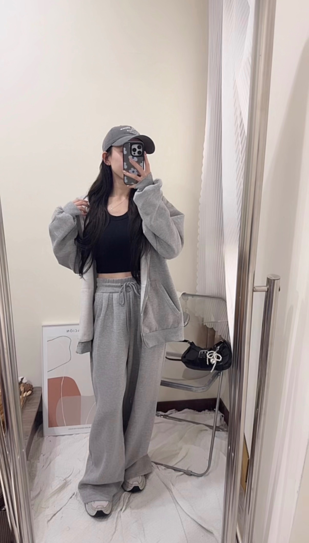 🛒折扣✨大版型內刷毛棉褲套裝