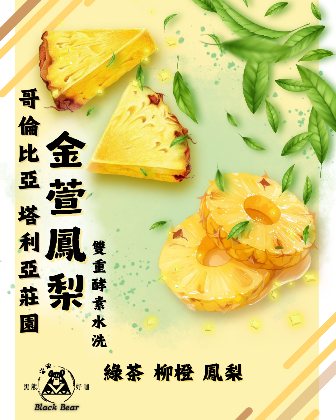 哥倫比亞 托利馬 塔莉婭莊園] 金萱鳳梨