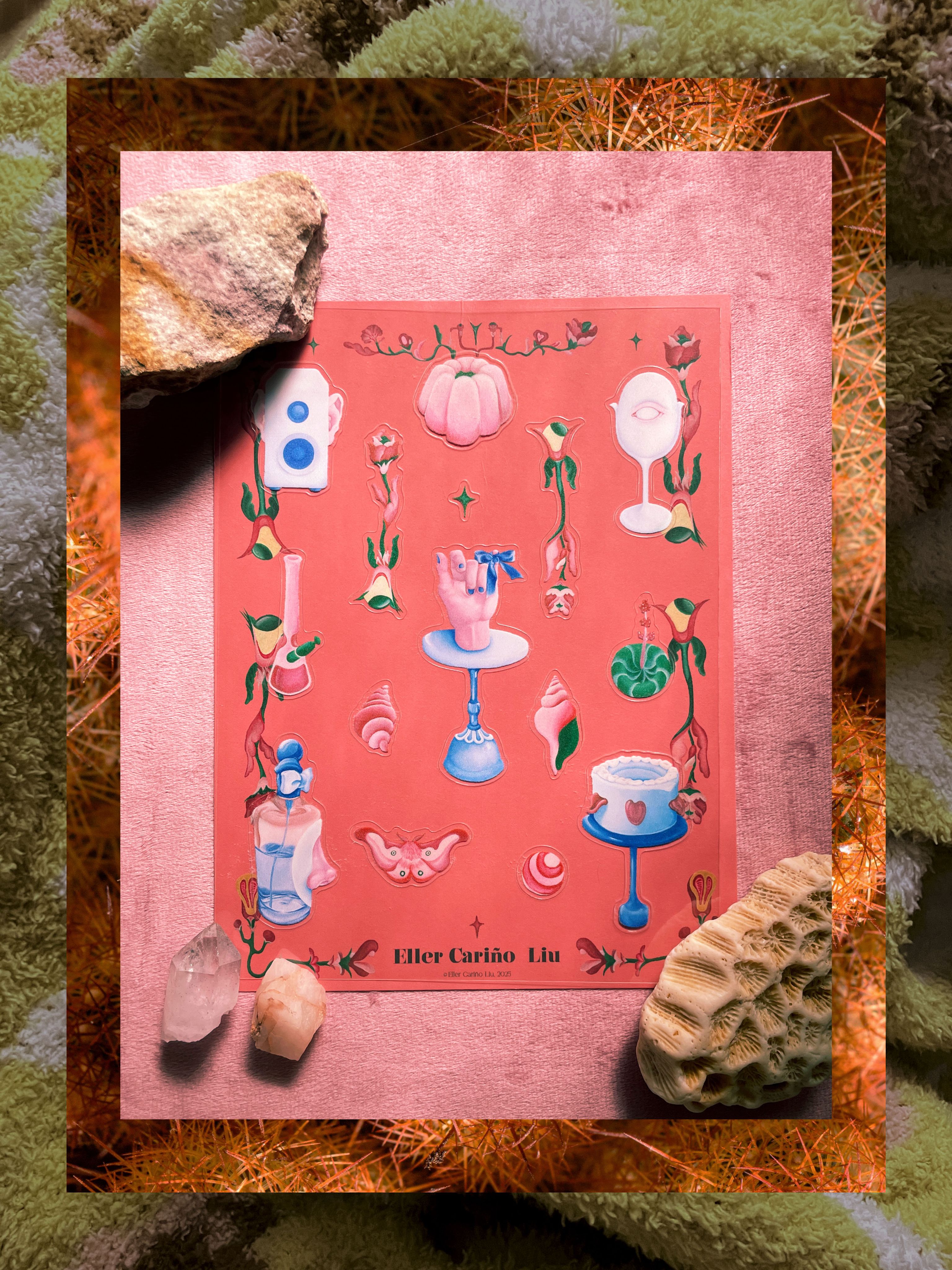 眼耳鼻舌身意色聲香味觸法透明貼紙