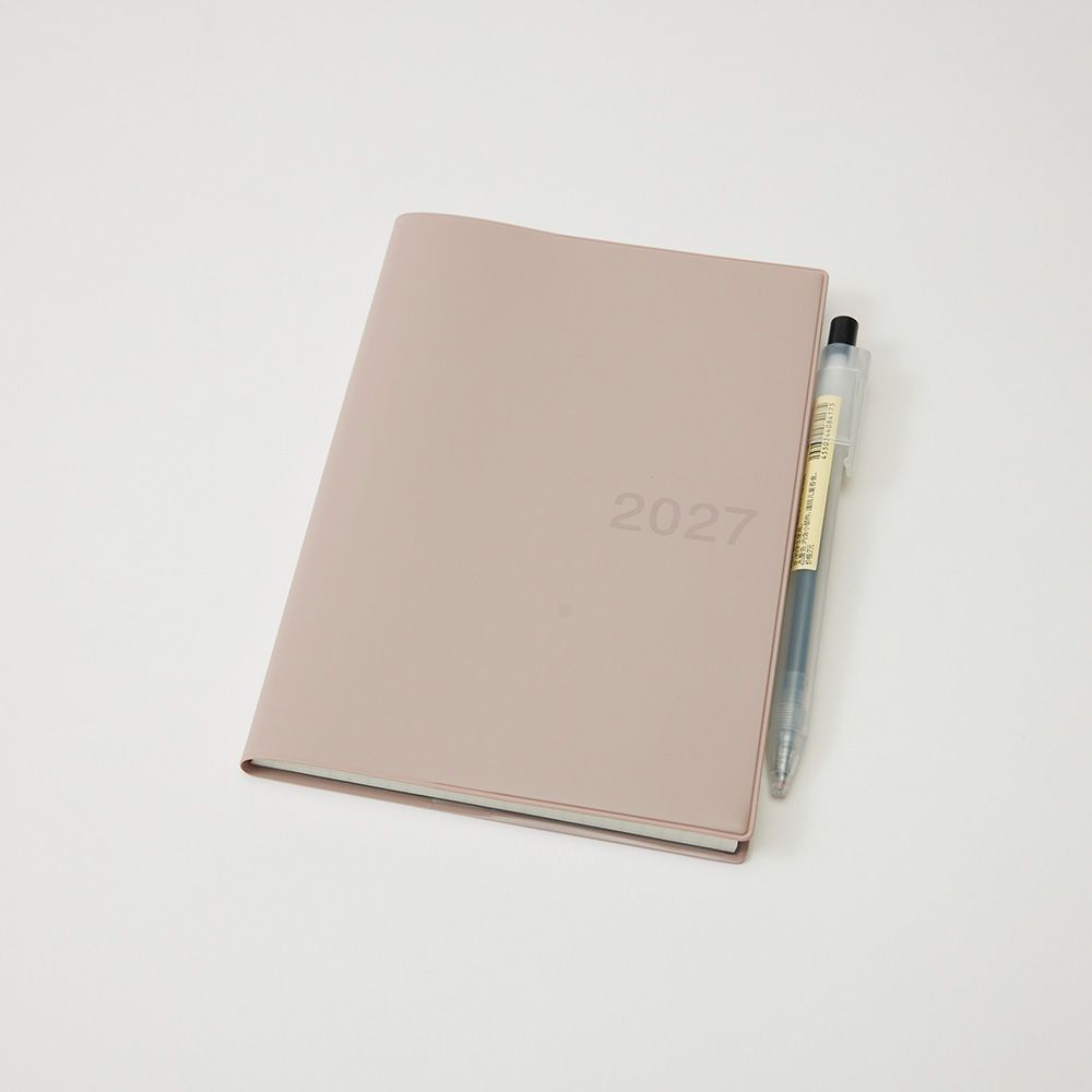 MUJI 無印良品 2027年 橫版 手帳 月週記