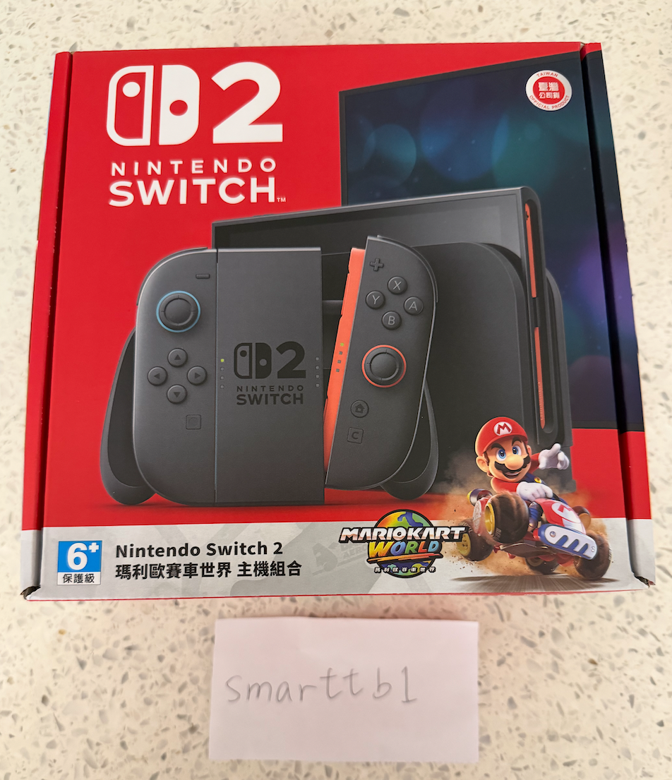 NS2 全新 Switch 2 瑪利歐賽車世界同捆主機