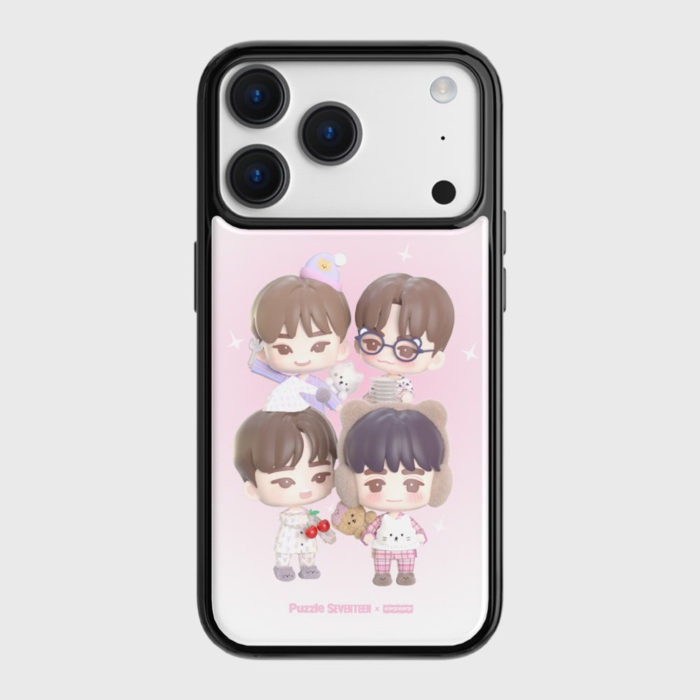 EPOXY CASE  （黑框手機殼）：HIPHOP TEAM