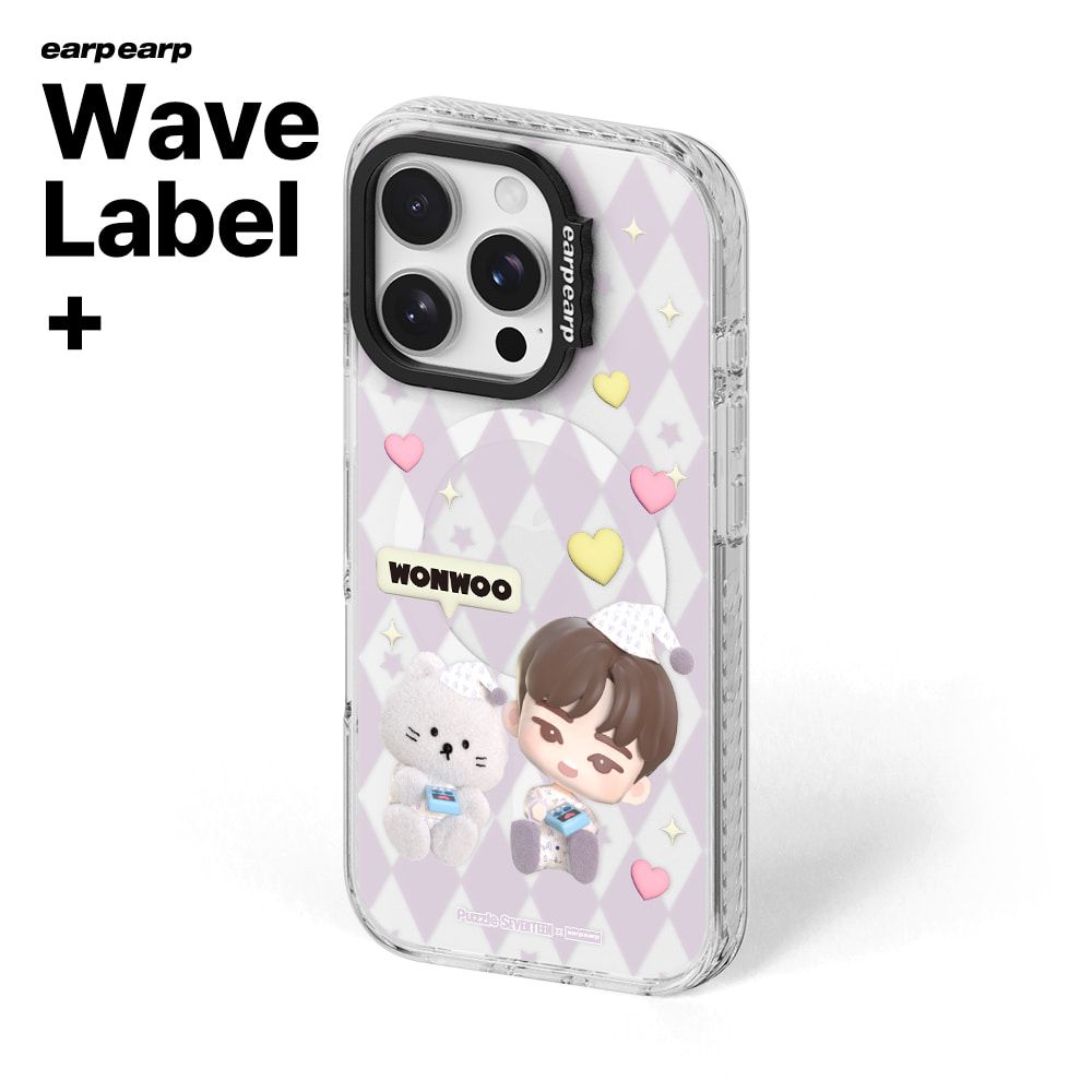 Magsafe CLEAR WAVE LABEL +：WONWOO