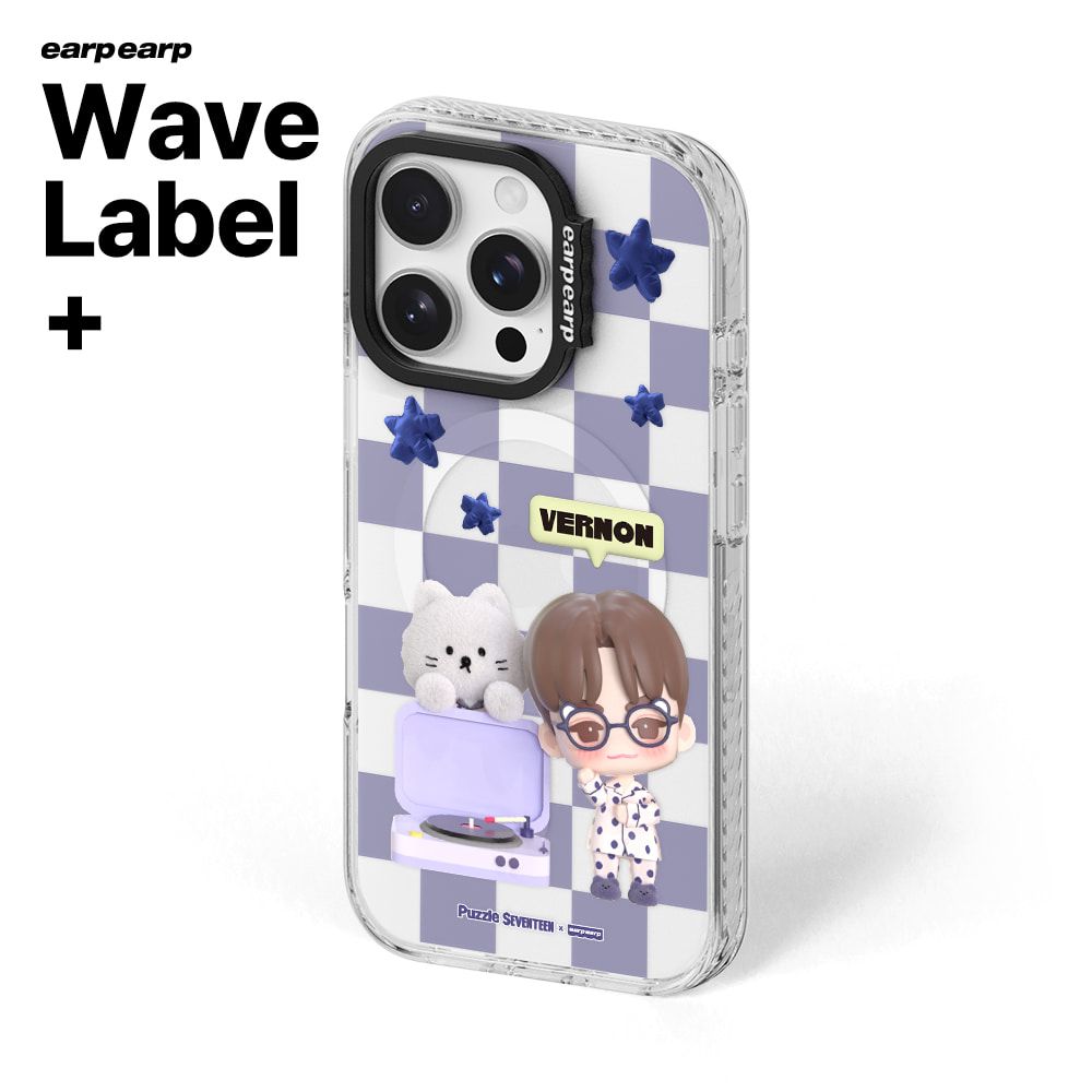 Magsafe CLEAR WAVE LABEL +：VERNON