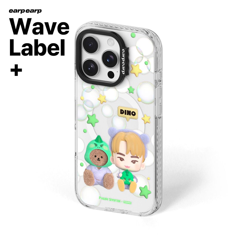 Magsafe CLEAR WAVE LABEL +：DINO