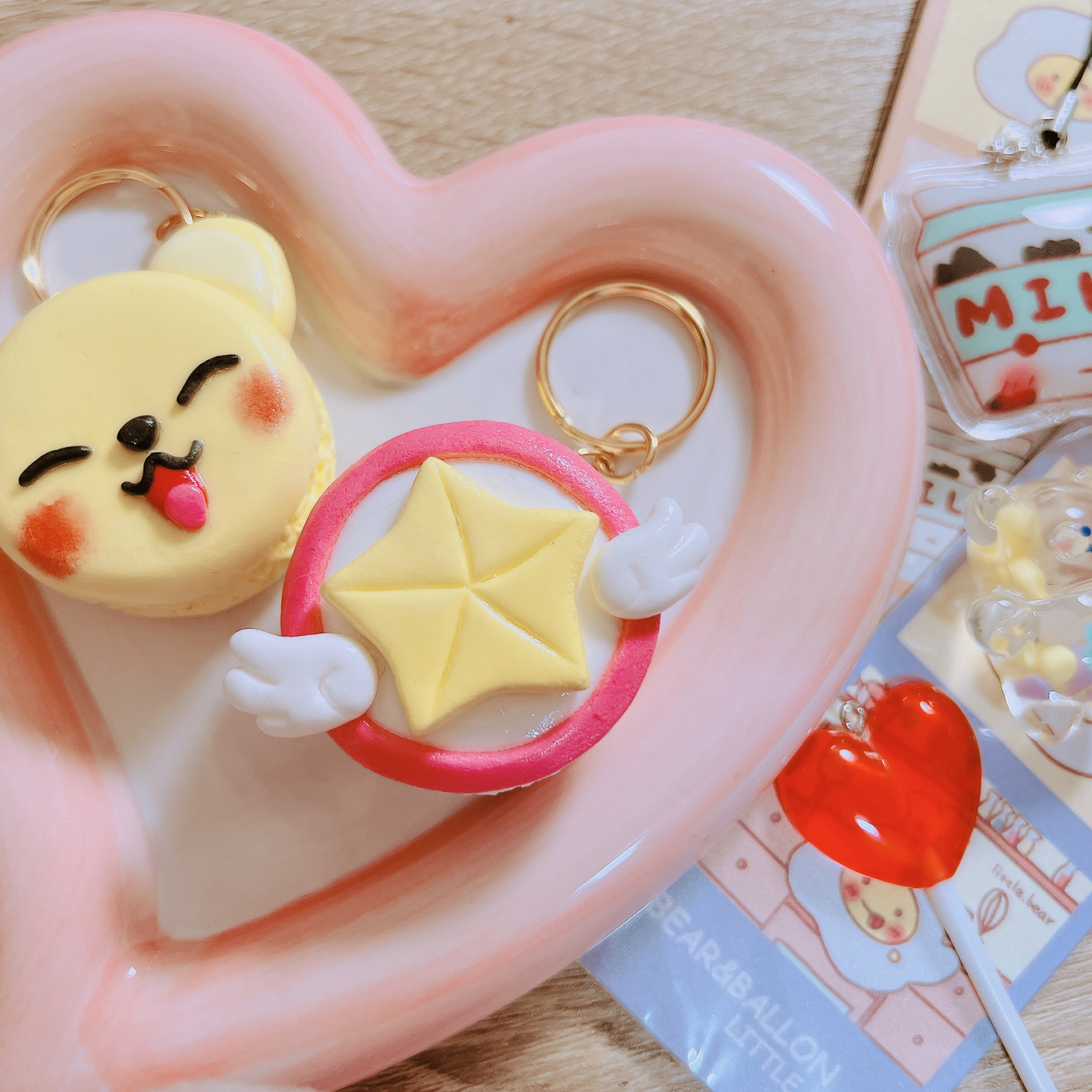 手作庫洛魔法使系列馬卡龍吊飾🌟（可等待再下單！