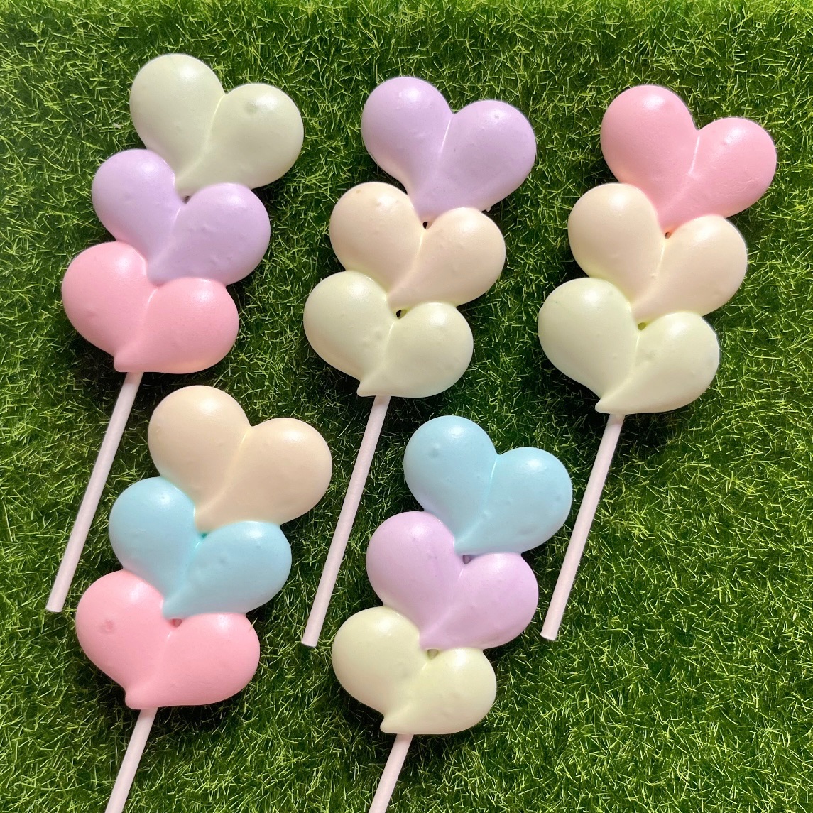 ［造型馬林糖］多色愛心串串款