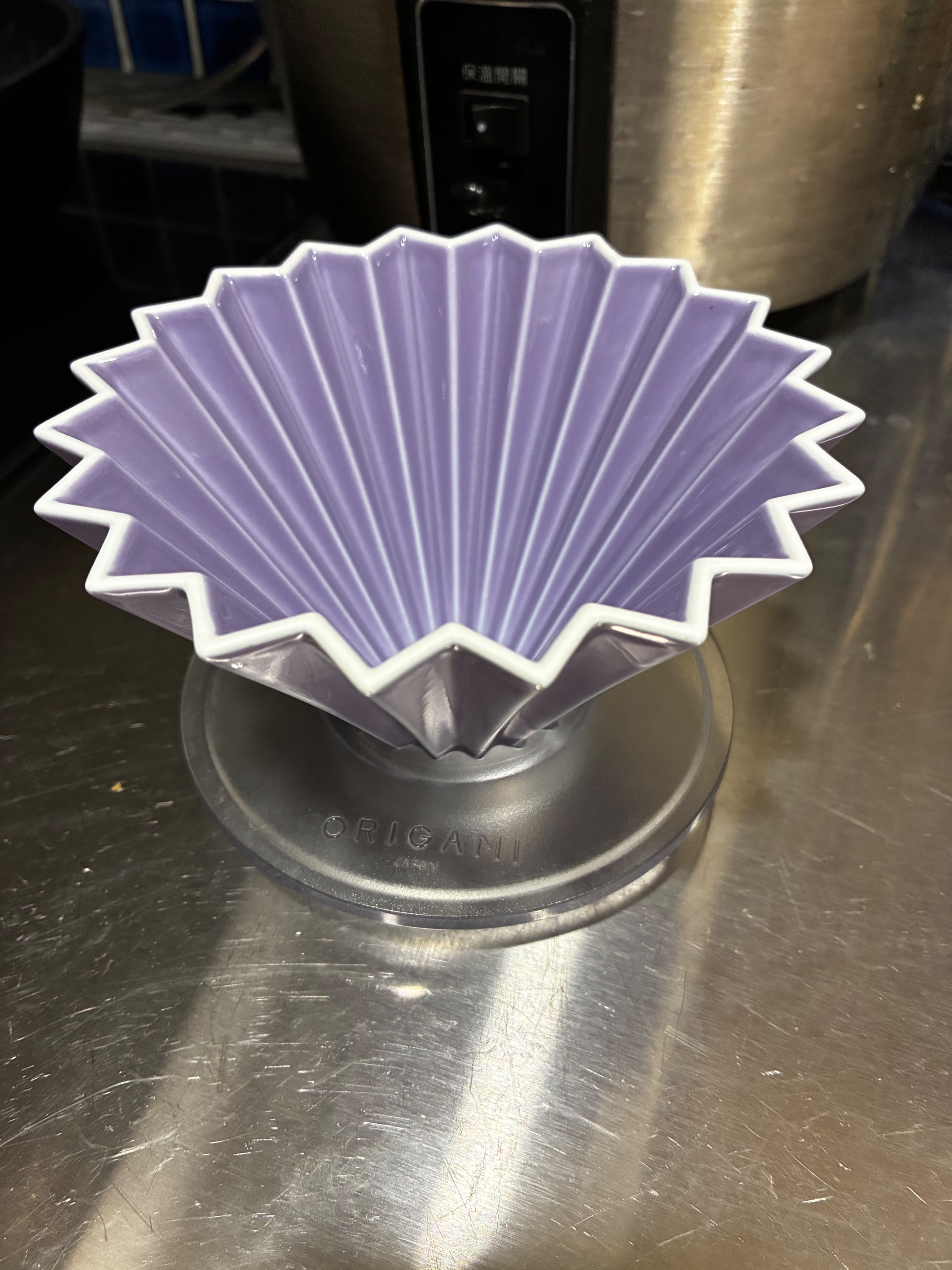 二手摺紙濾杯紫色M號