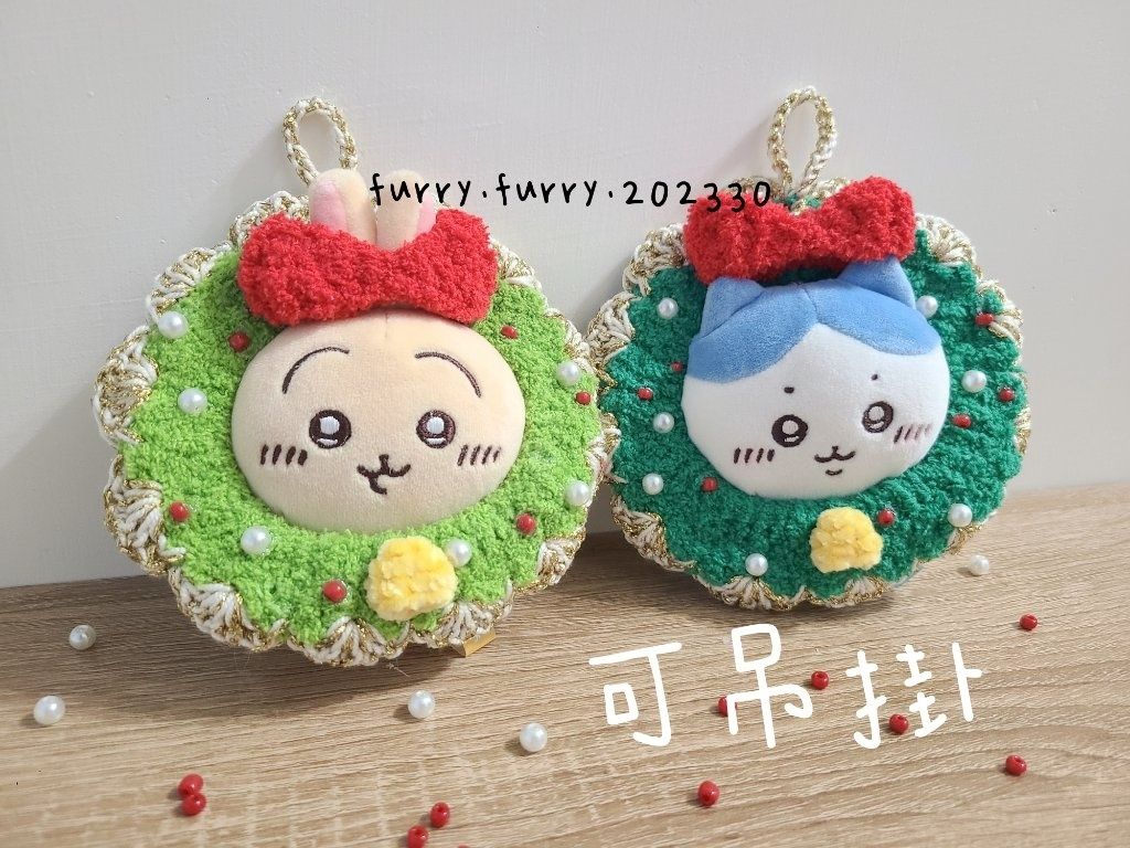 期間限定-閃亮聖誕花圈