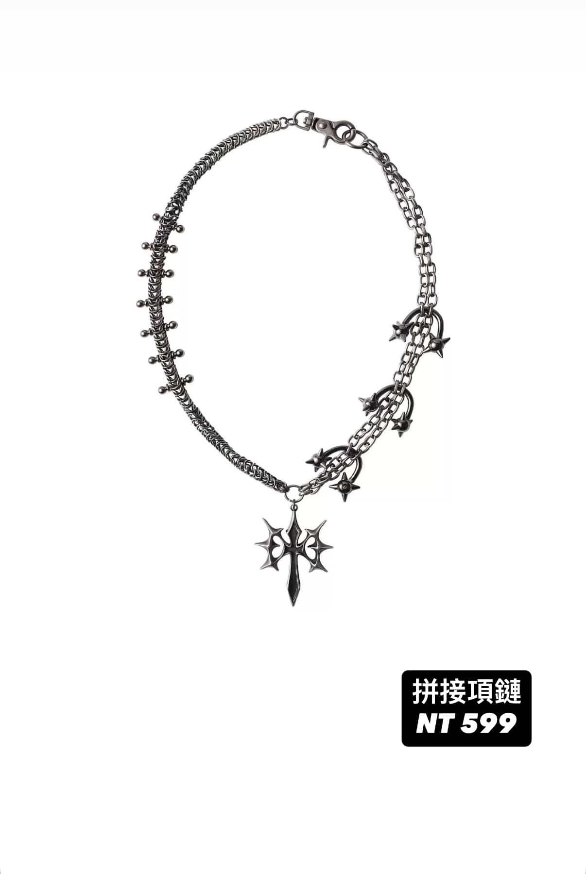 芒星拼接不規則項鍊